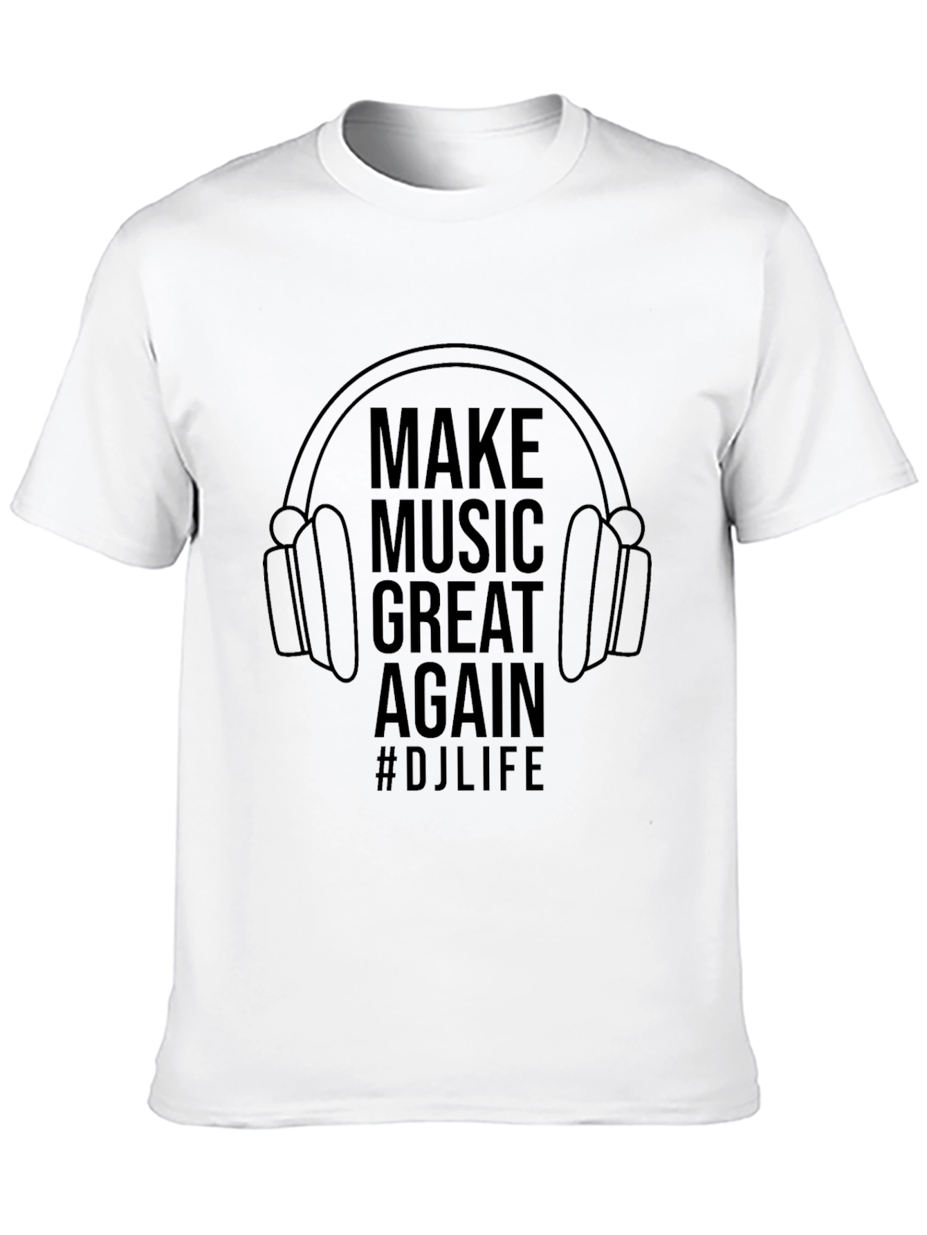 Make Music Great Again T-Shirt #DJLife Black