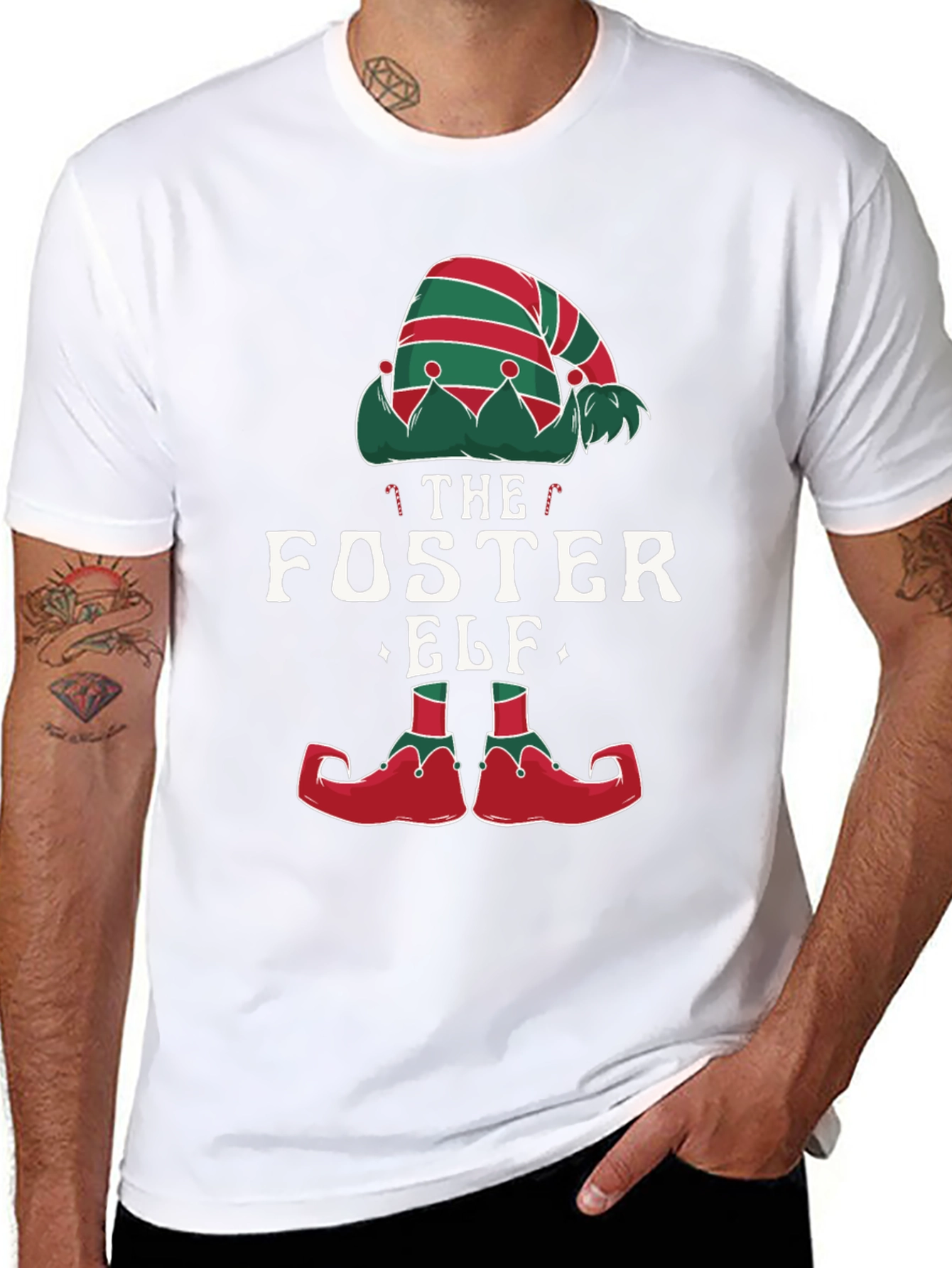 Foster Elf Christmas T-Shirt