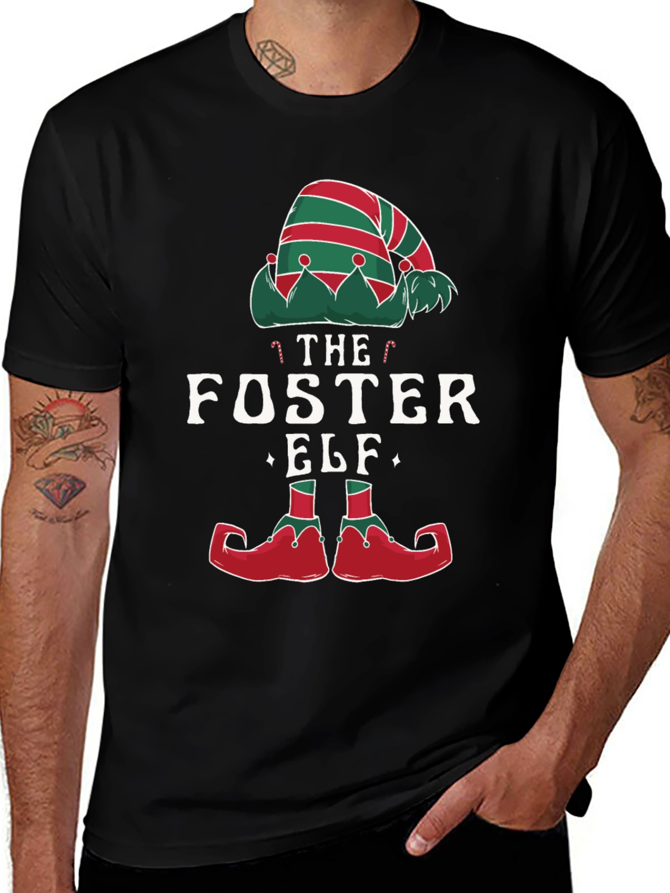 Foster Elf Christmas T-Shirt