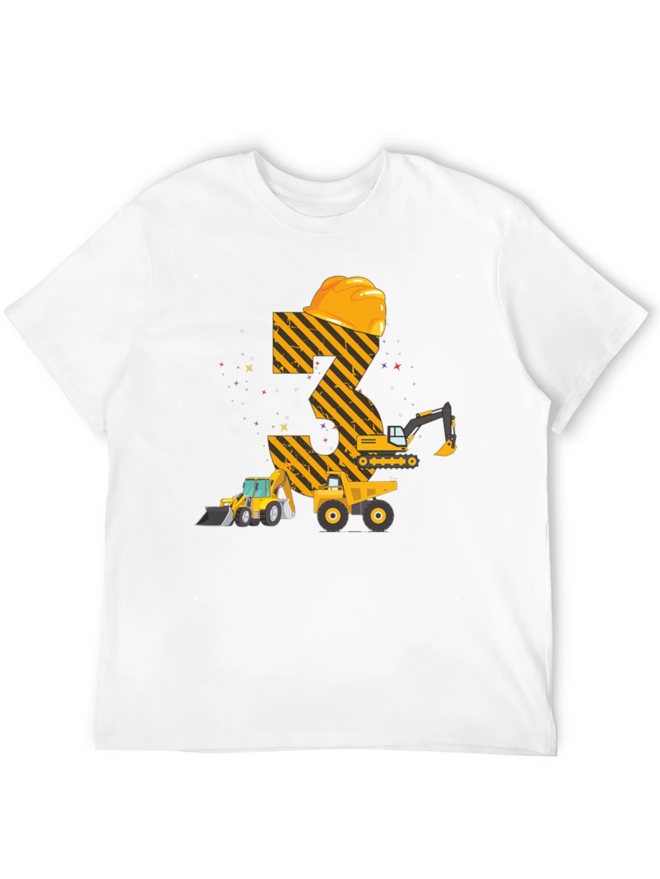 Construction 3rd Birthday Boy T-Shirt