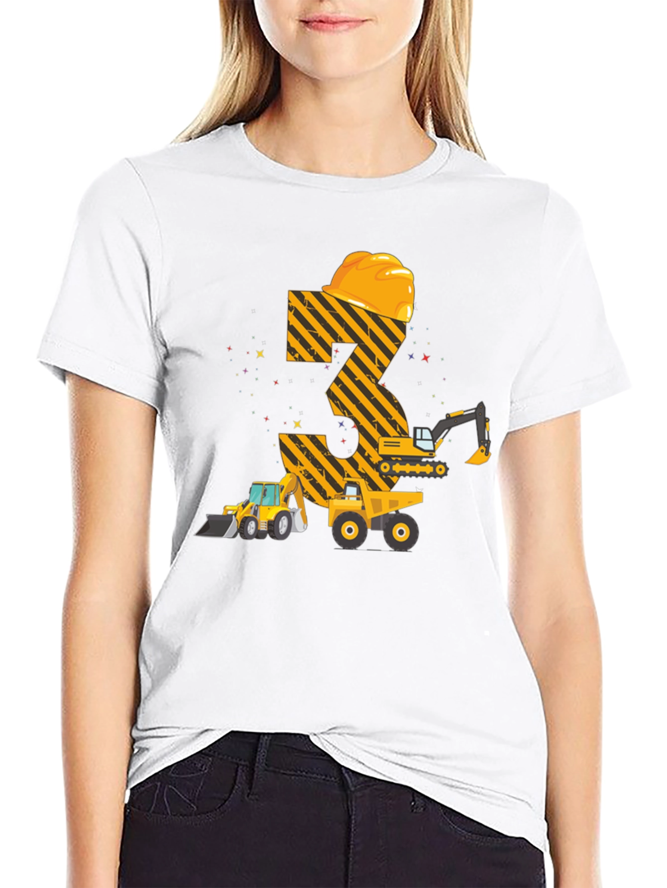 Construction 3rd Birthday Boy T-Shirt