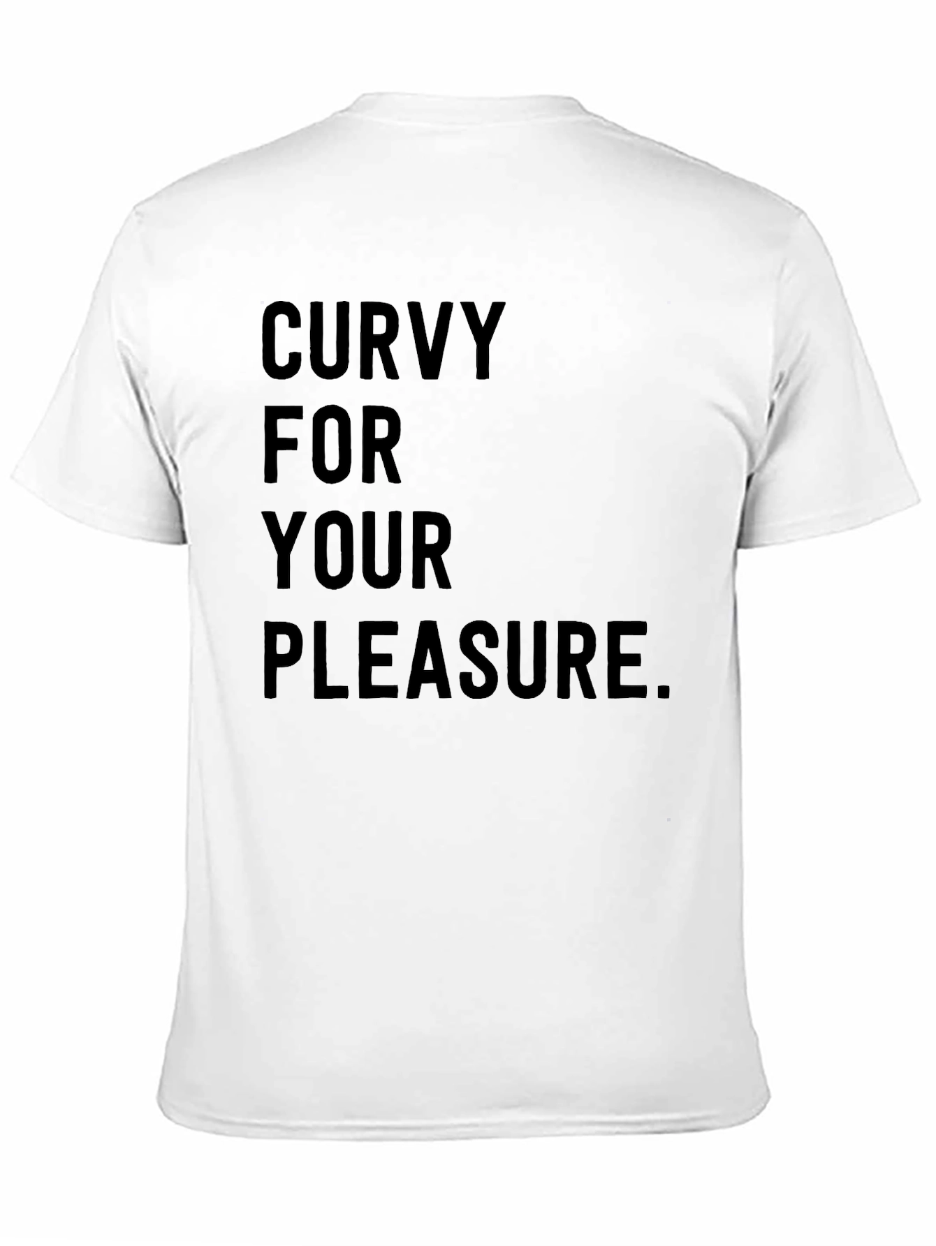 Curvy For Your Pleasure T-Shirt - Black