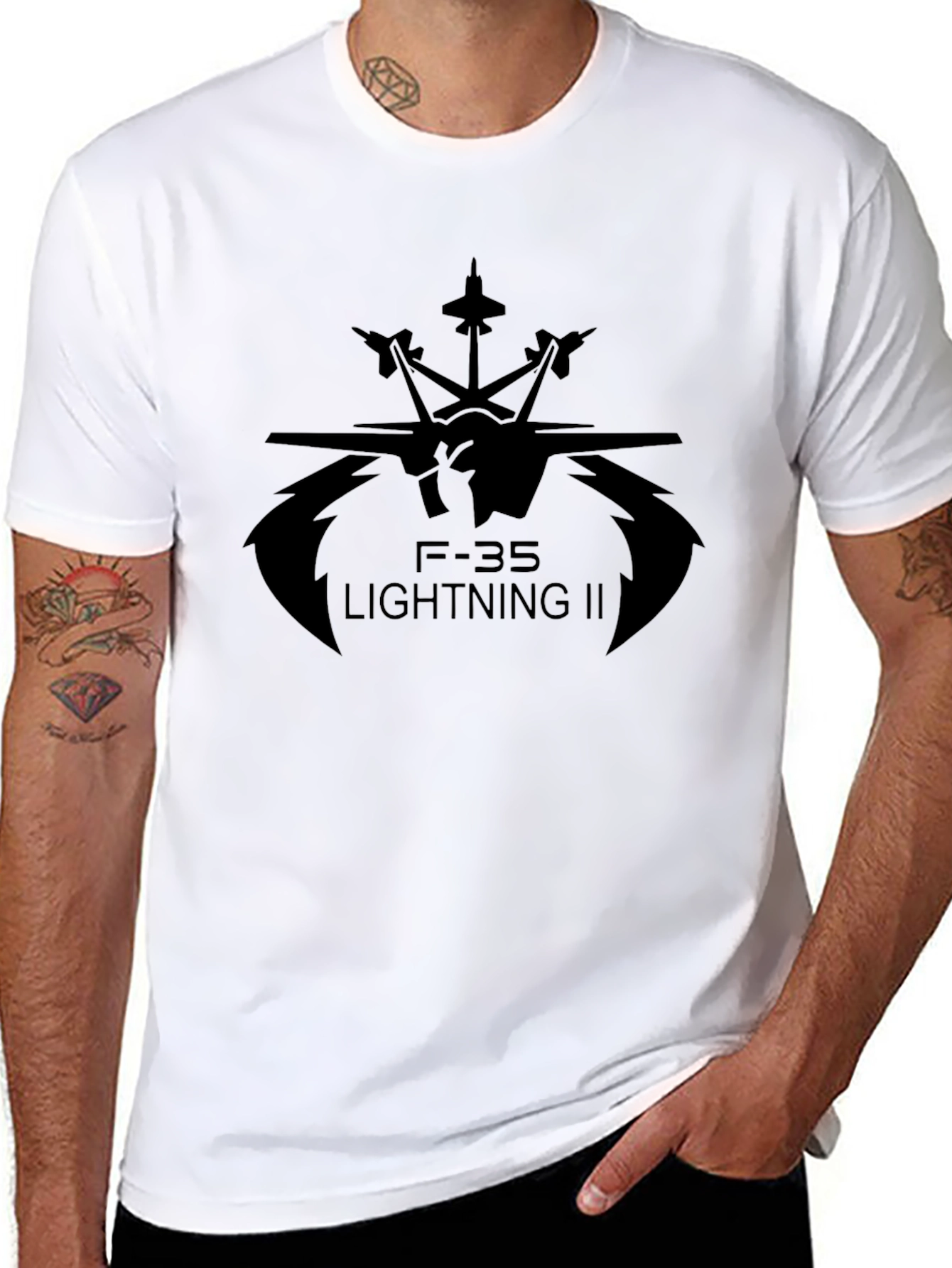 F-35 Lightning II Black T-Shirt