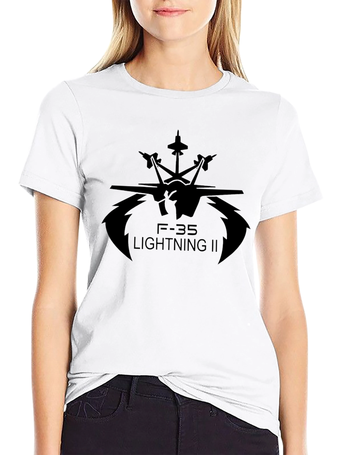 F-35 Lightning II Black T-Shirt