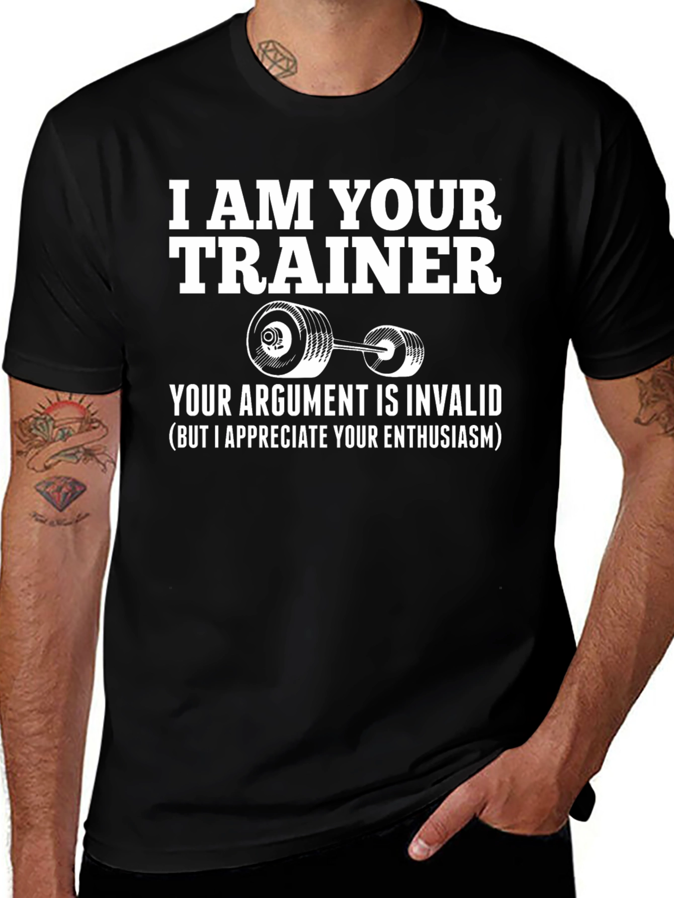 I AM YOUR TRAINER T-Shirt - Gym Fitness Apparel