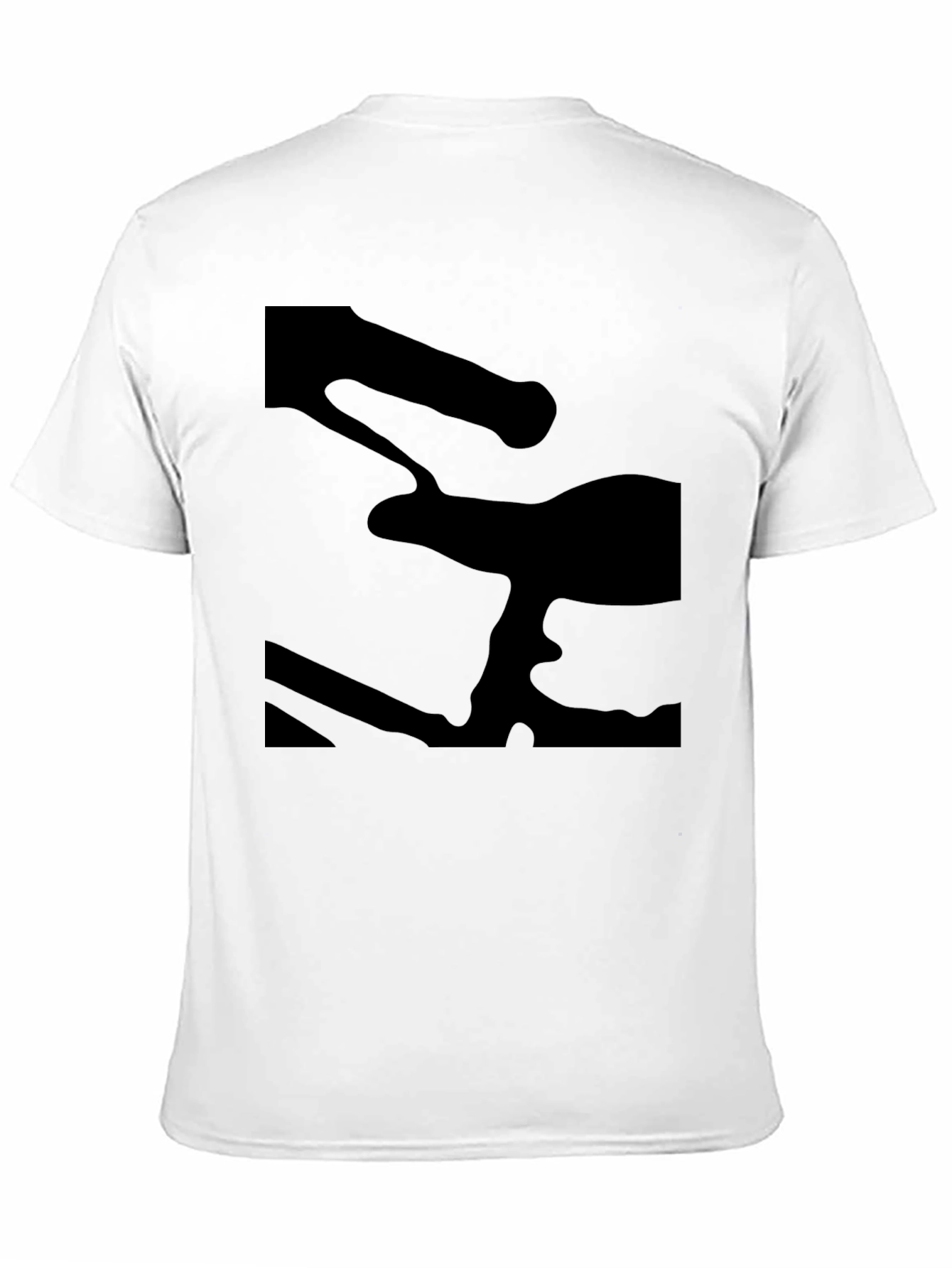 Mens Black Graphic Tee - Modern Style