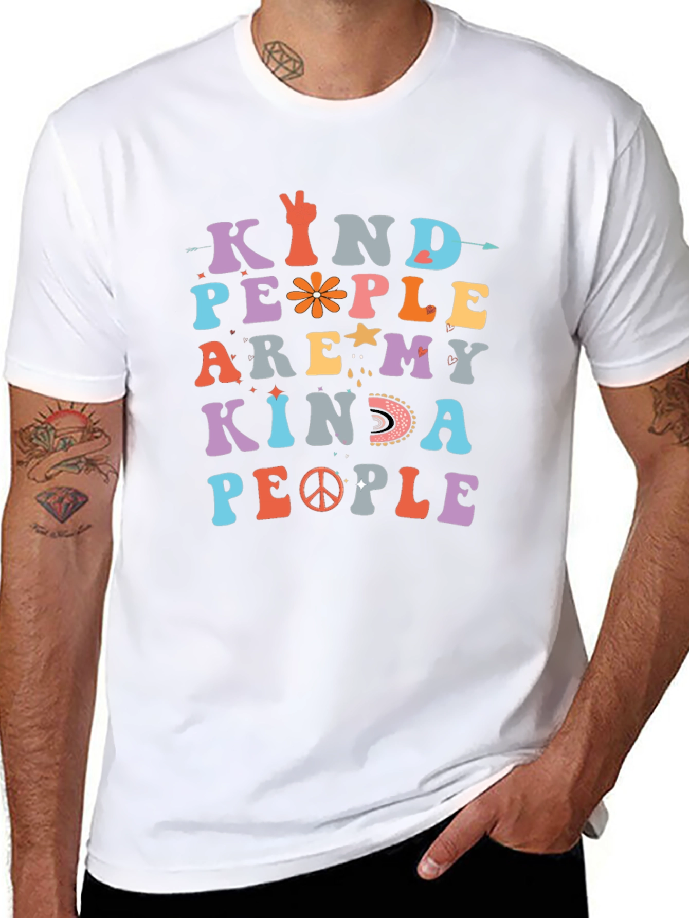 Kind People T-Shirt - Retro Style