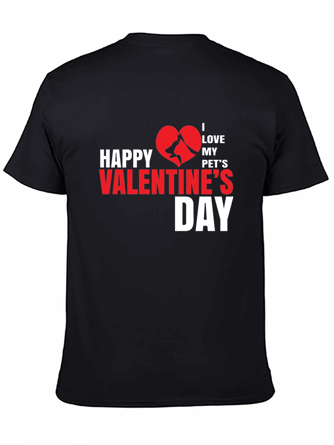 I Love My Pets Valentines Day T-Shirt