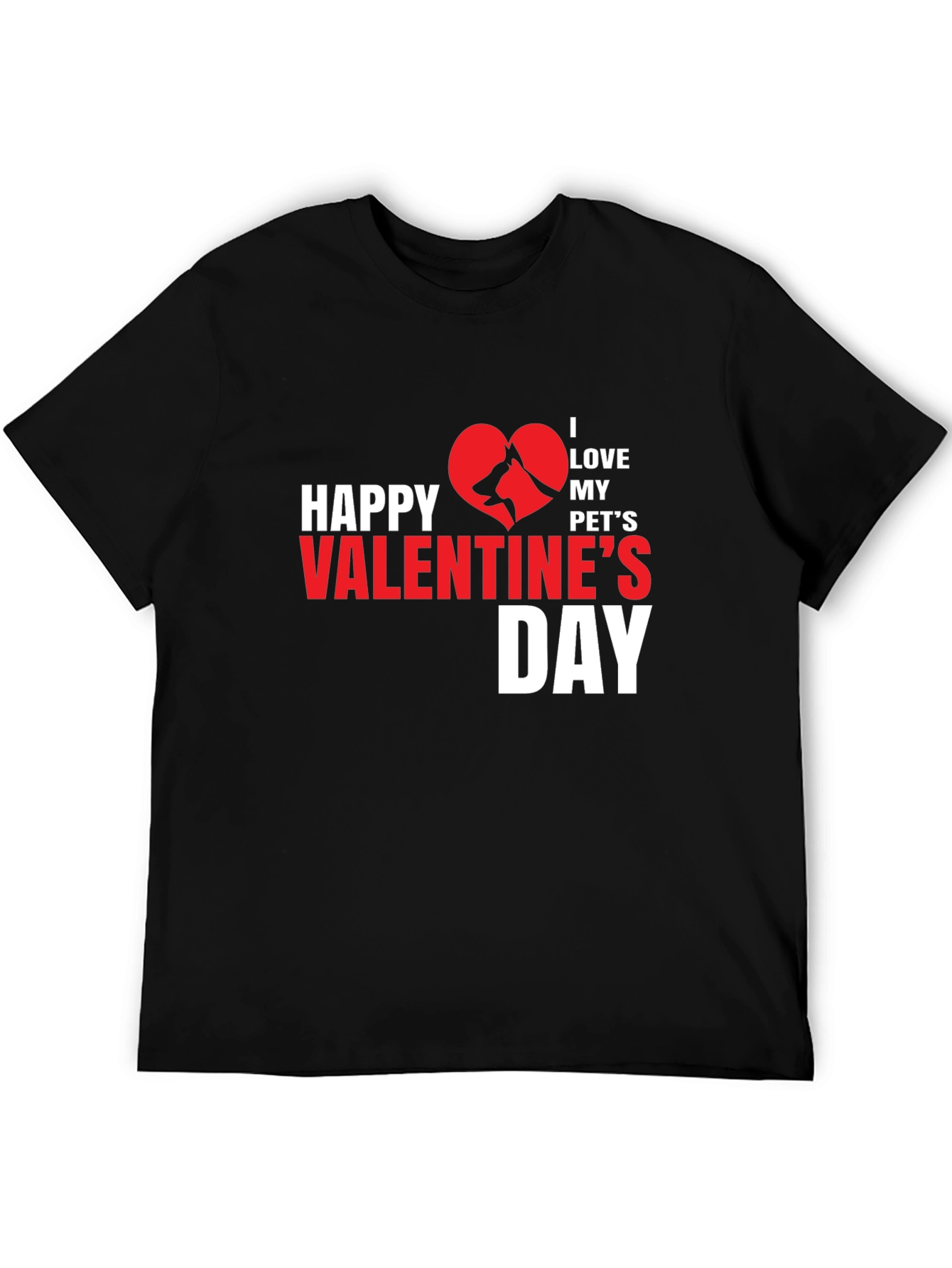 I Love My Pets Valentines Day T-Shirt