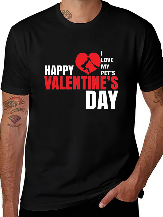 I Love My Pets Valentines Day T-Shirt