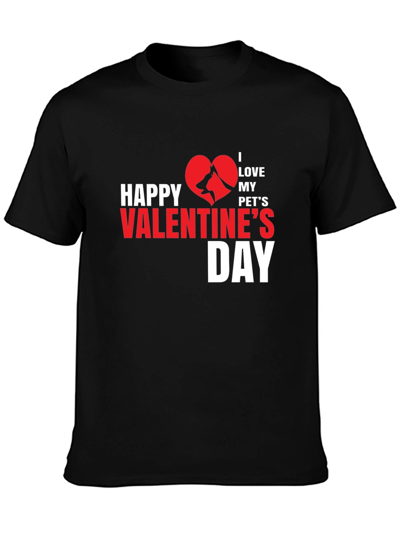 I Love My Pets Valentines Day T-Shirt