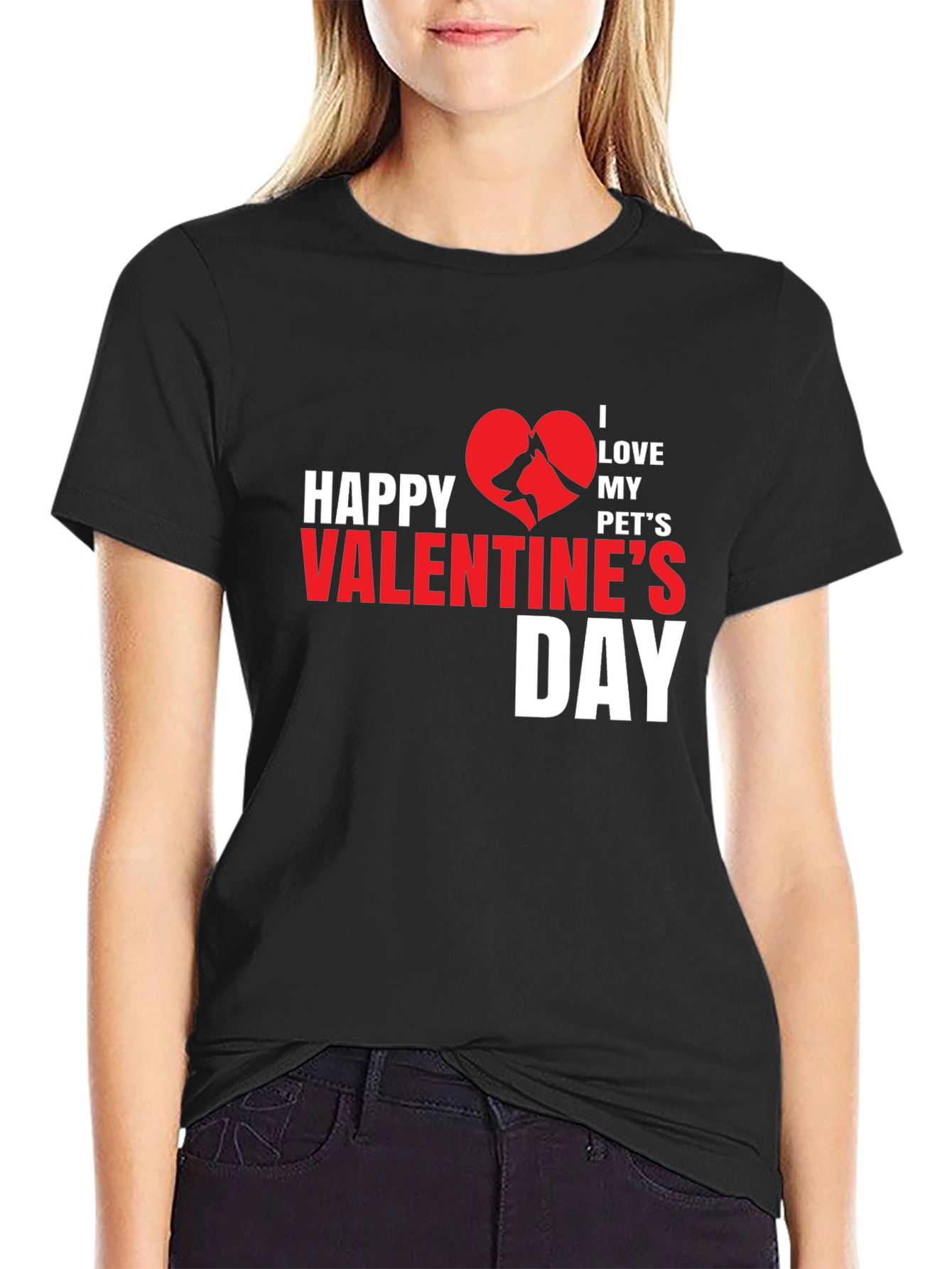 I Love My Pets Valentines Day T-Shirt