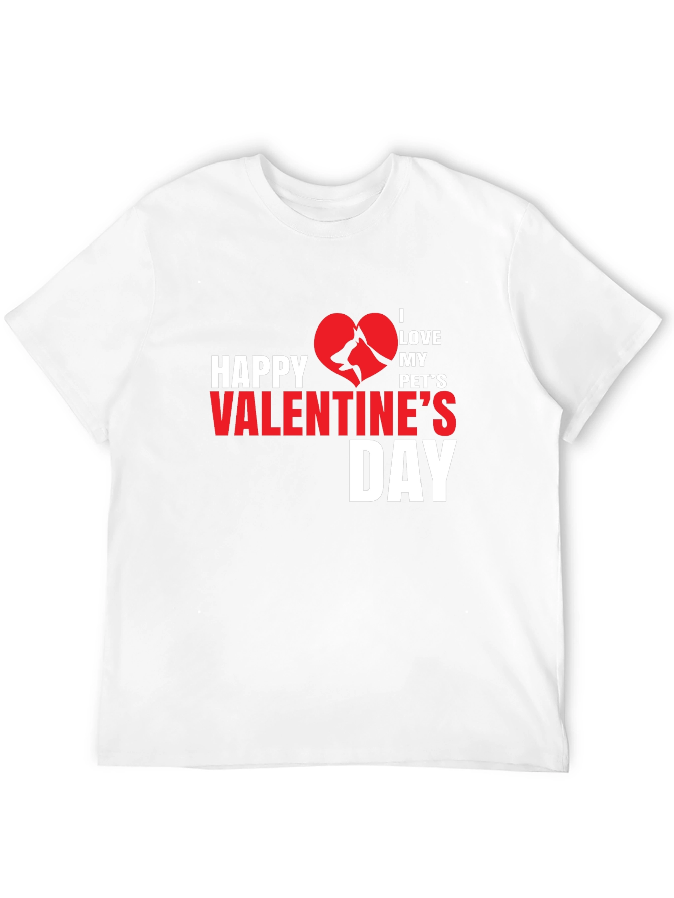 I Love My Pets Valentines Day T-Shirt