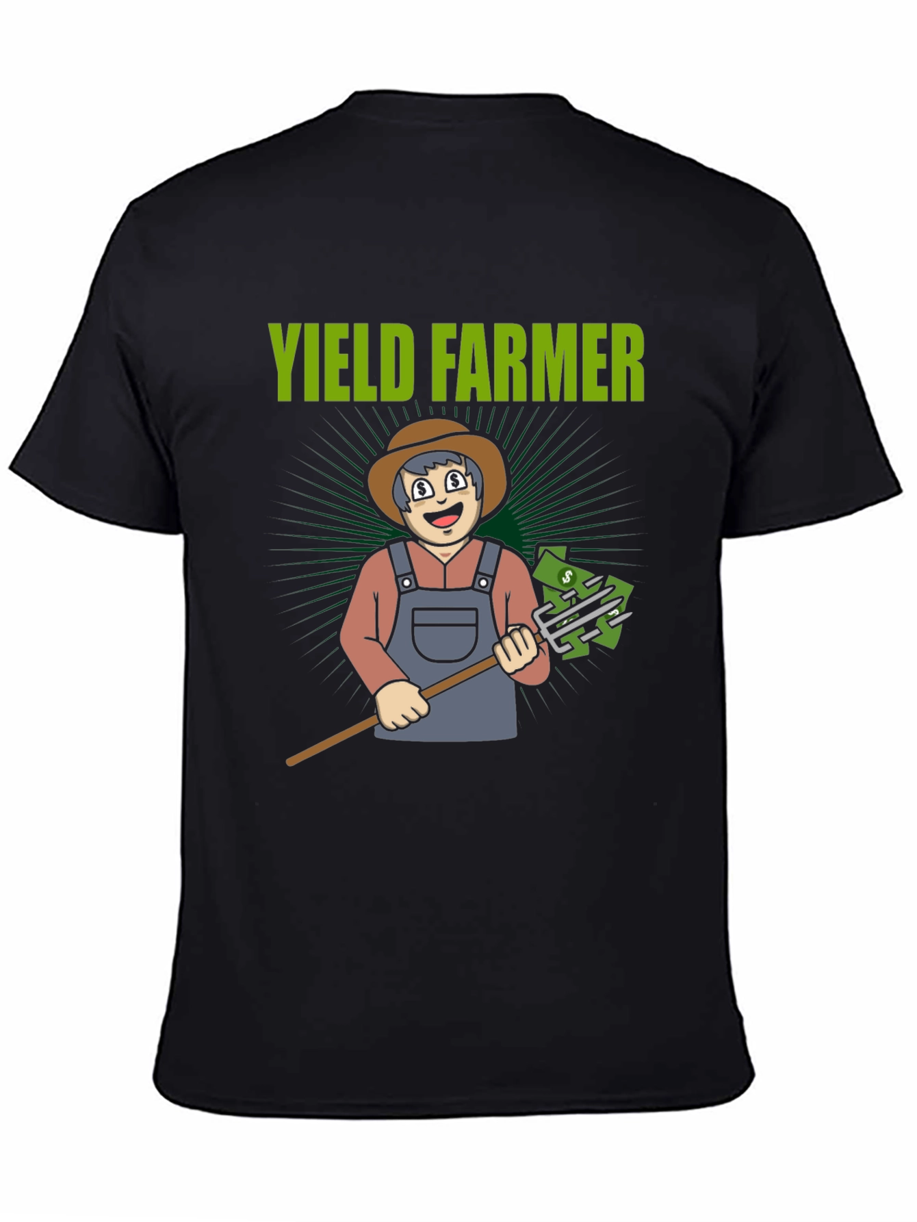 Yield Farmer Graphic Tee - Crypto Farming Fun!