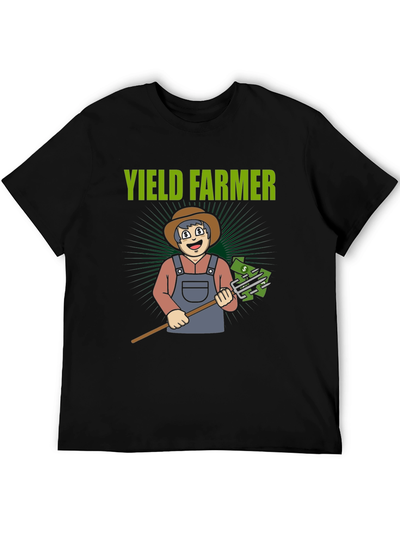 Yield Farmer Graphic Tee - Crypto Farming Fun!