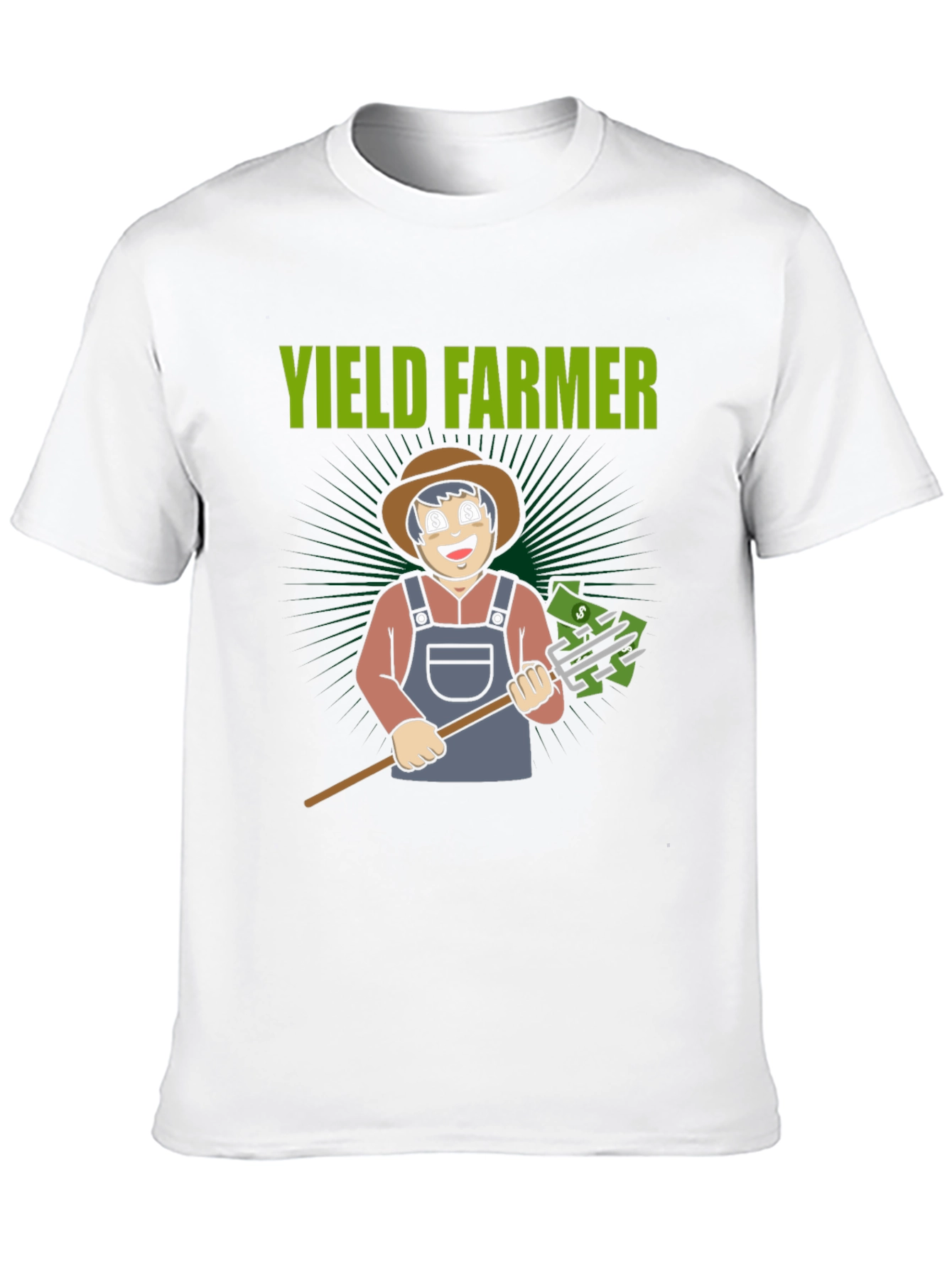 Yield Farmer Graphic Tee - Crypto Farming Fun!