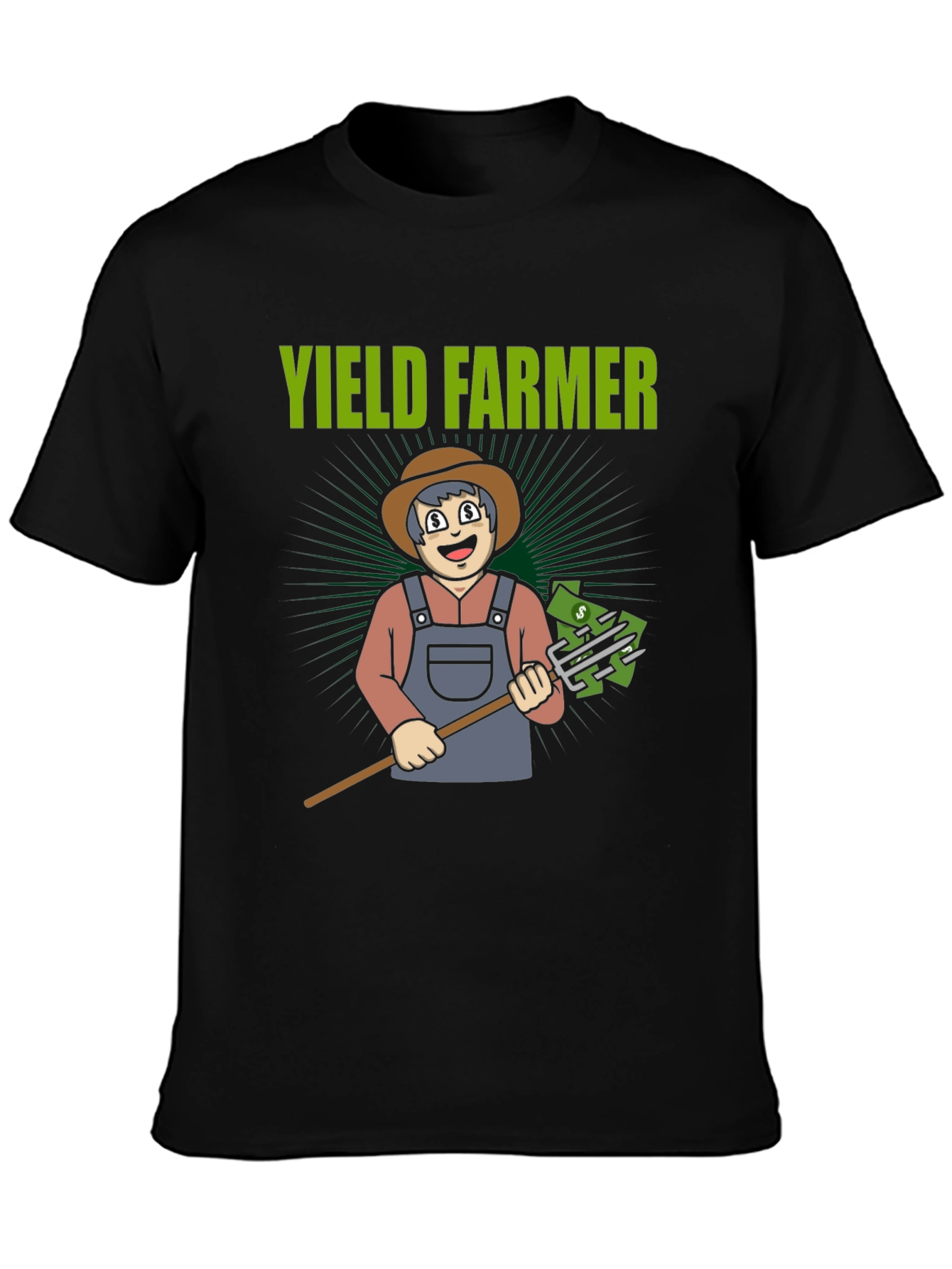 Yield Farmer Graphic Tee - Crypto Farming Fun!