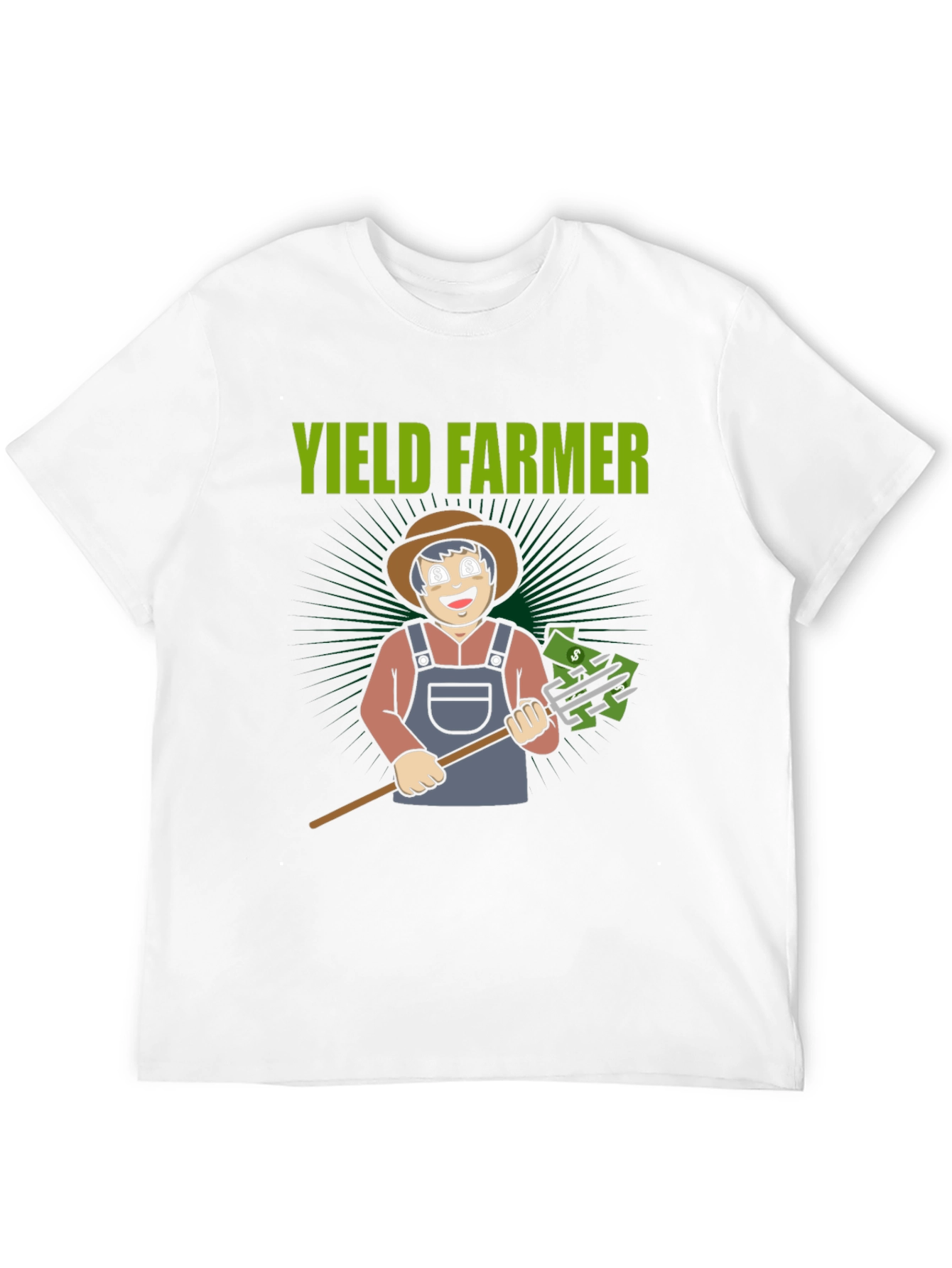Yield Farmer Graphic Tee - Crypto Farming Fun!