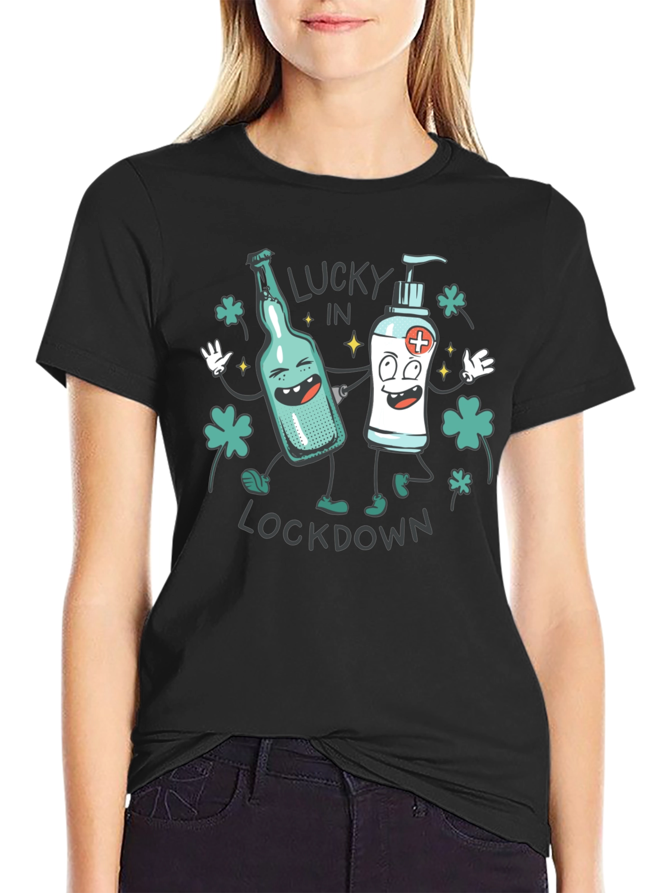 Lucky In Lockdown Graphic T-Shirt