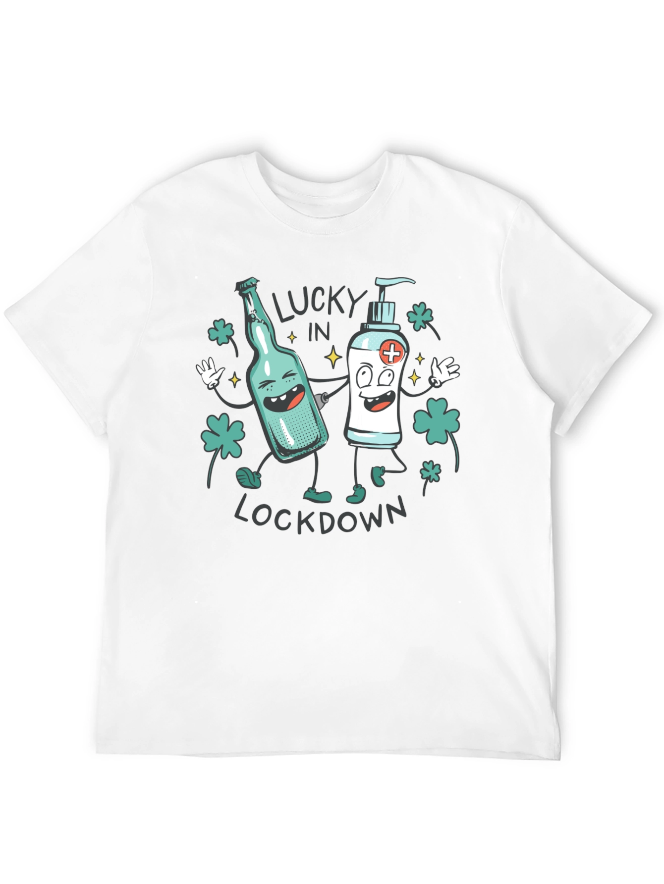 Lucky In Lockdown Graphic T-Shirt