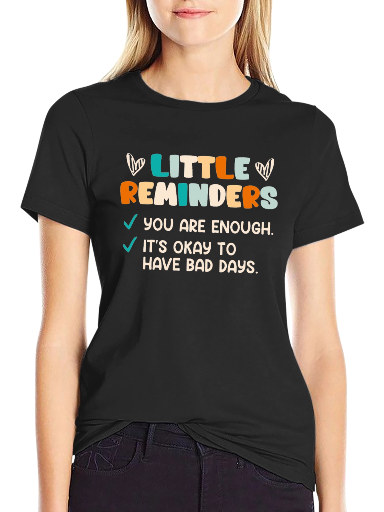 Little Reminders Graphic Tee - Motivational Comfort