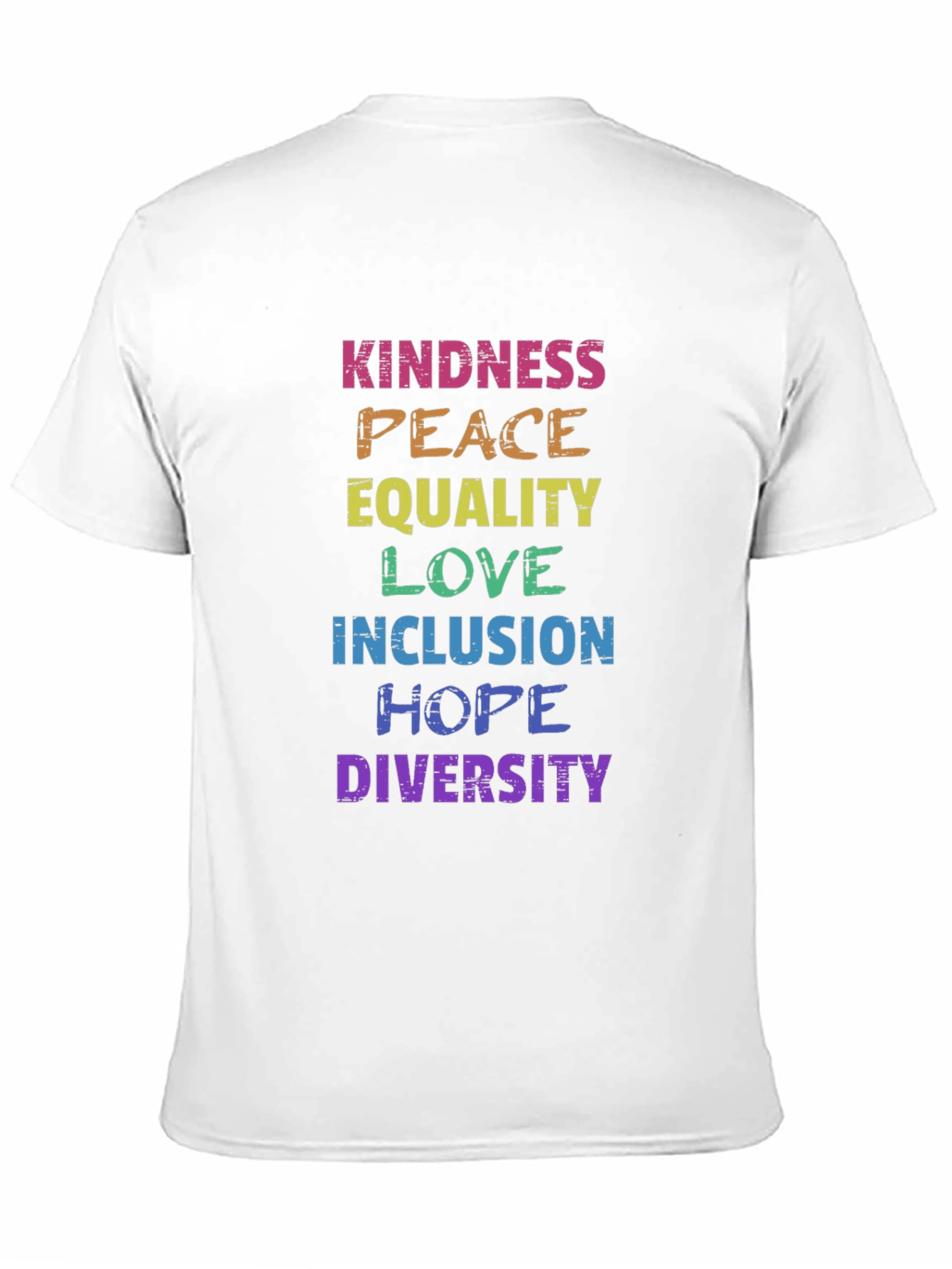 Rainbow Pride Kindness Peace Equality Love T-Shirt