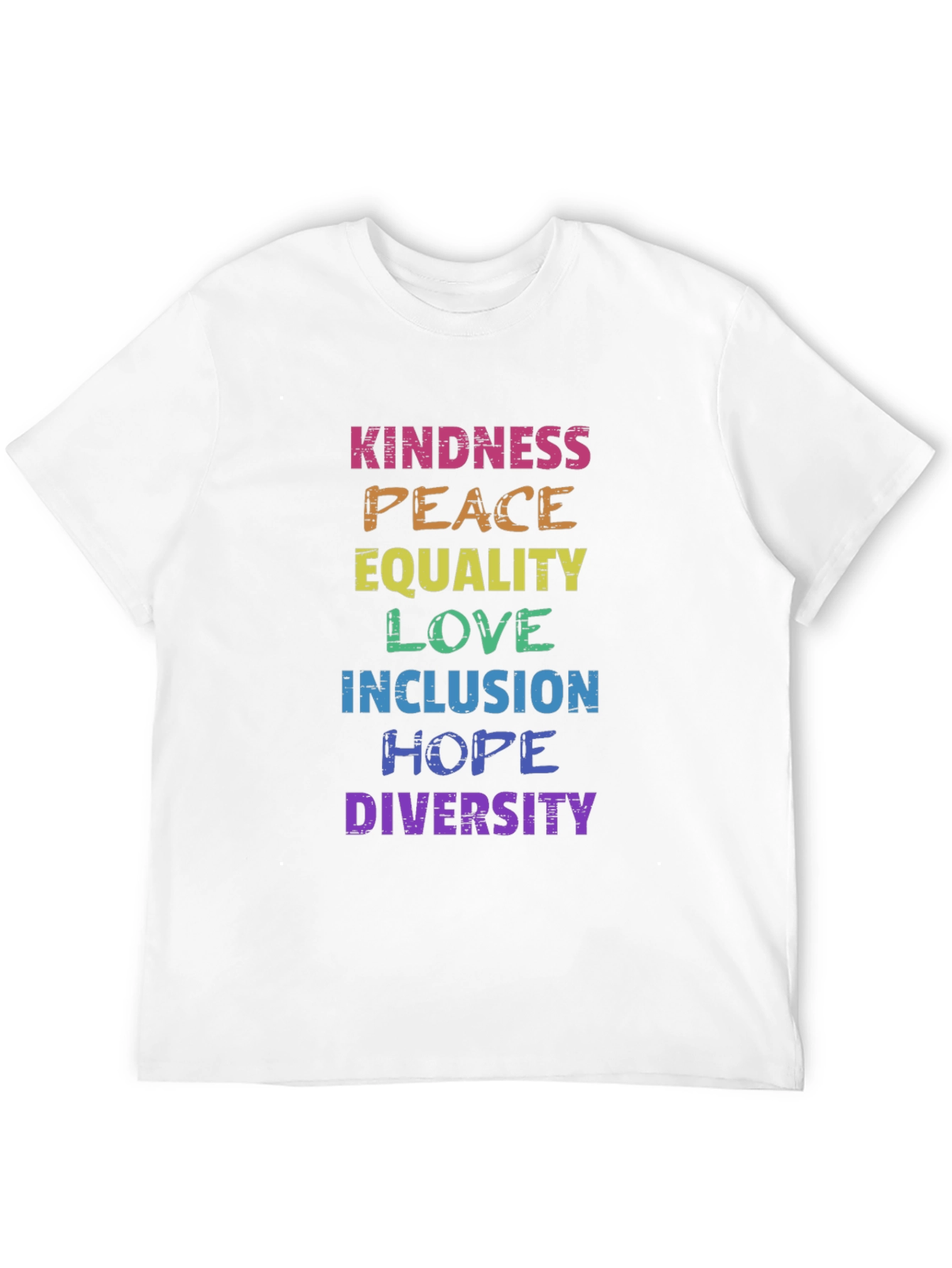 Rainbow Pride Kindness Peace Equality Love T-Shirt