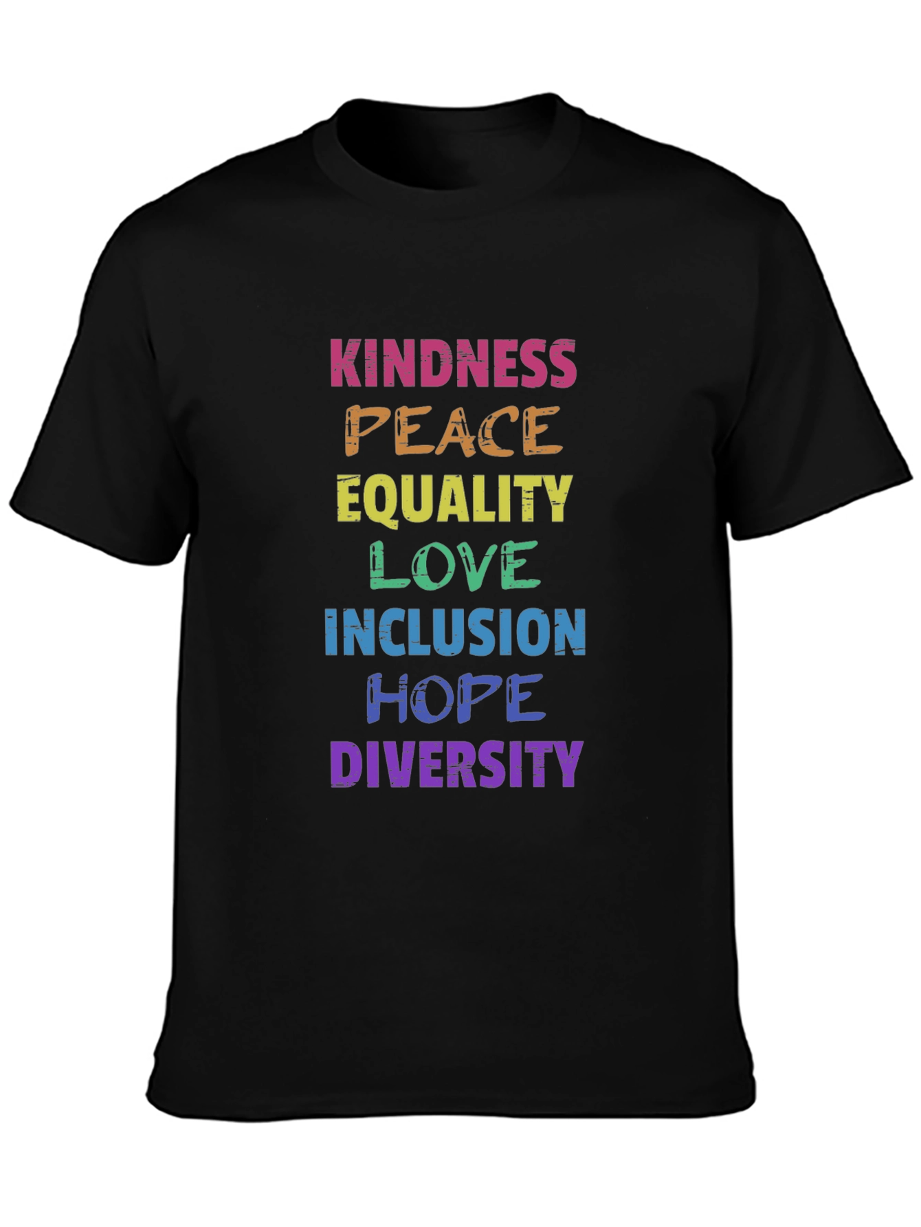 Rainbow Pride Kindness Peace Equality Love T-Shirt