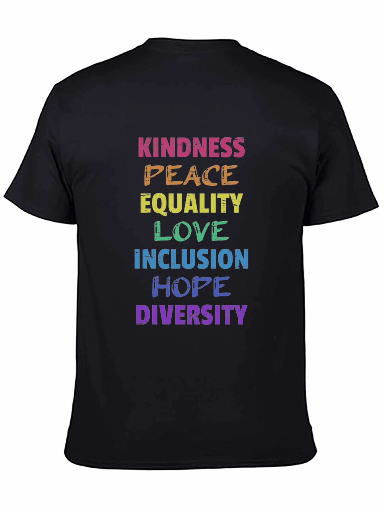 Rainbow Pride Kindness Peace Equality Love T-Shirt