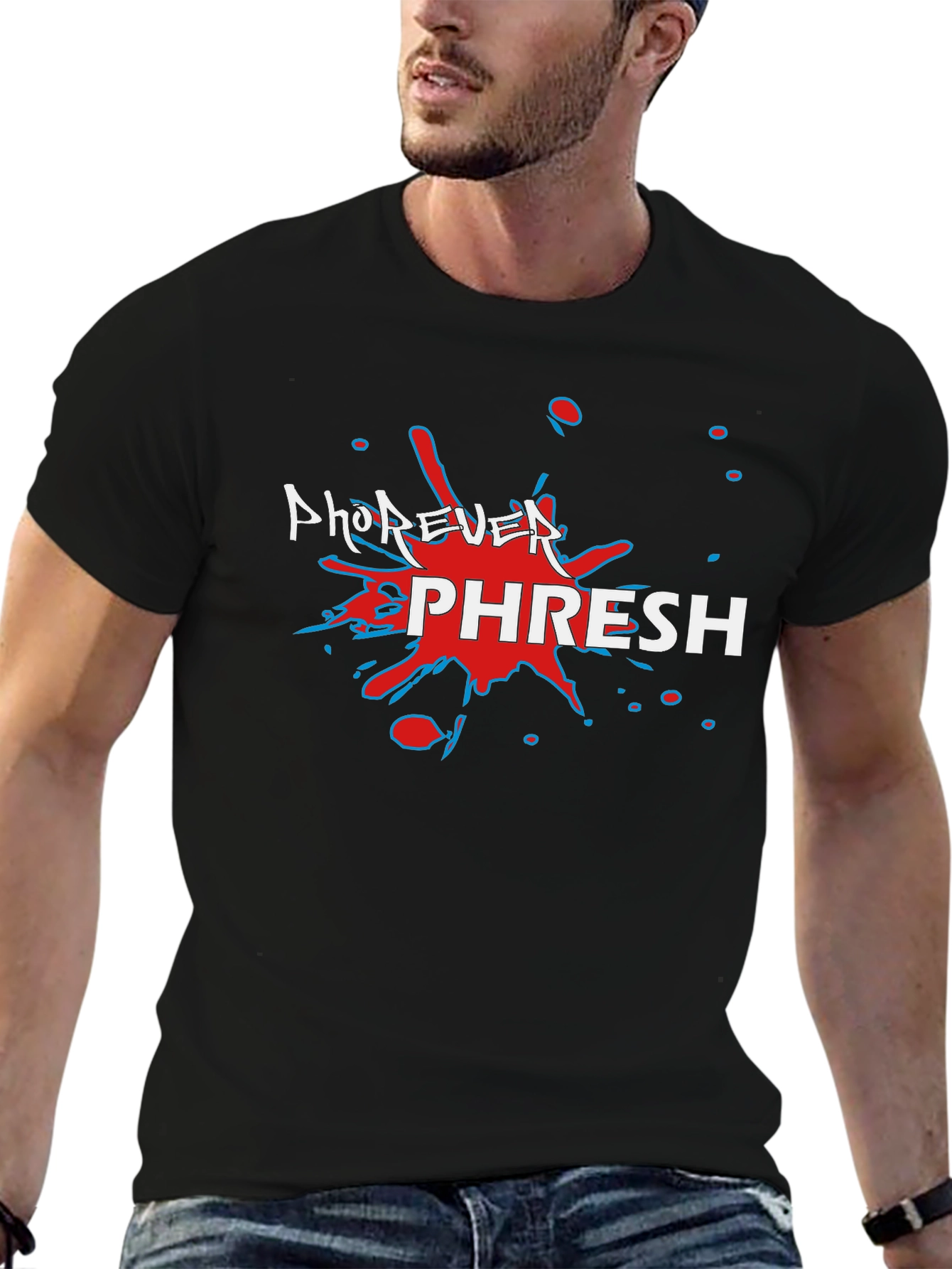 Phorever Phresh Graphic Tee - Black