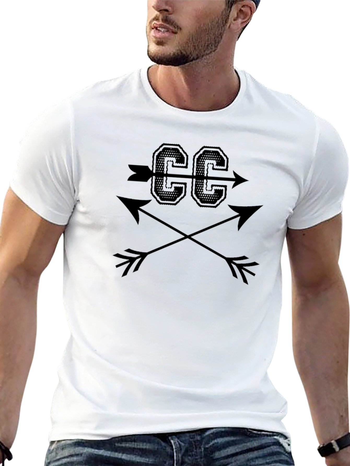 CC Arrows Black Graphic T-Shirt