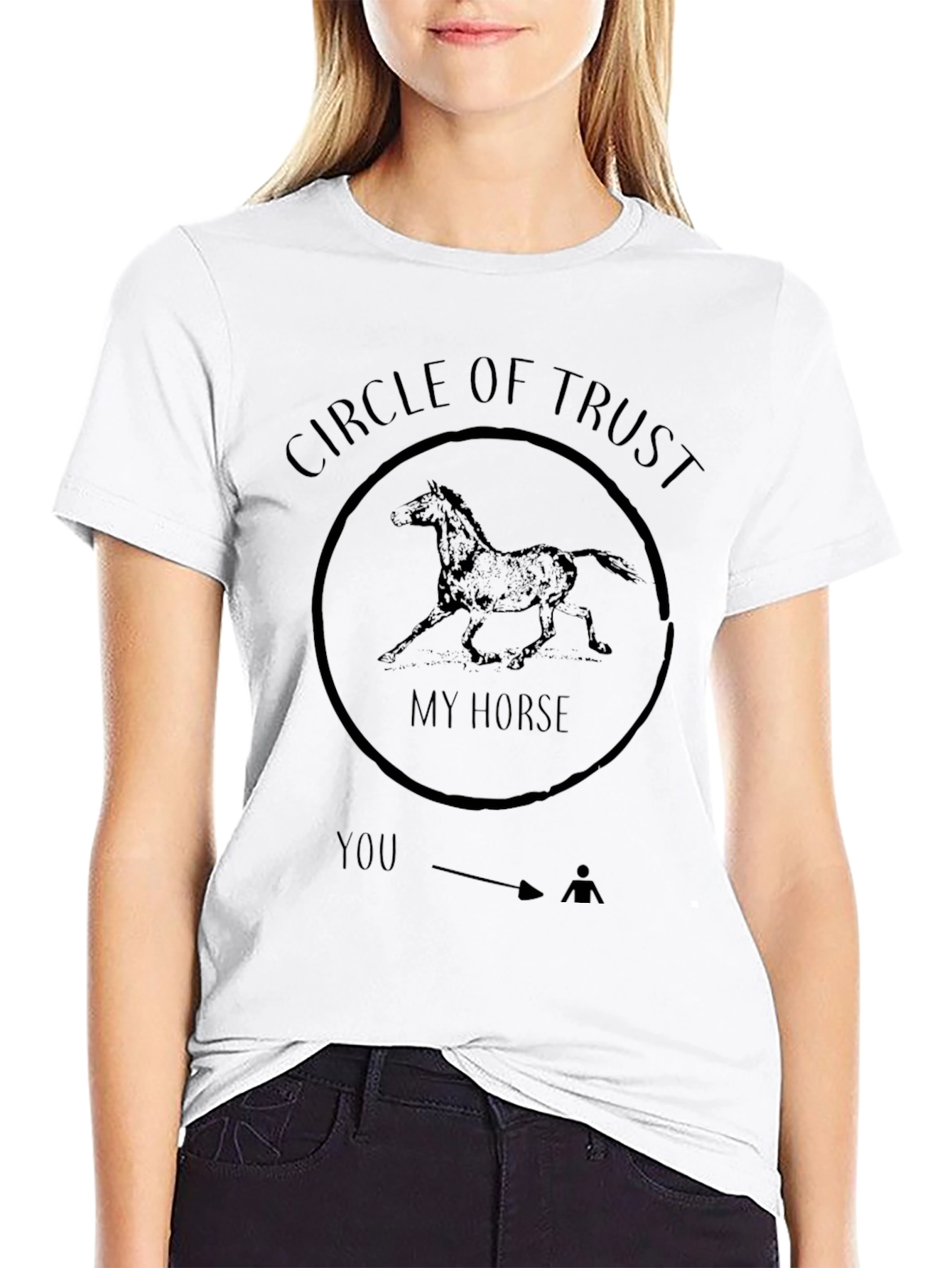 Circle of Trust Horse Graphic T-Shirt