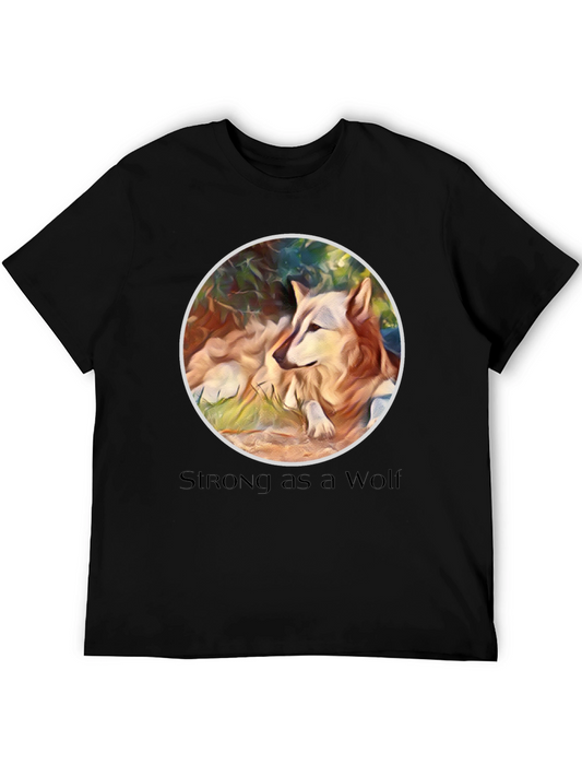 Strong as a Wolf Graphic Tee