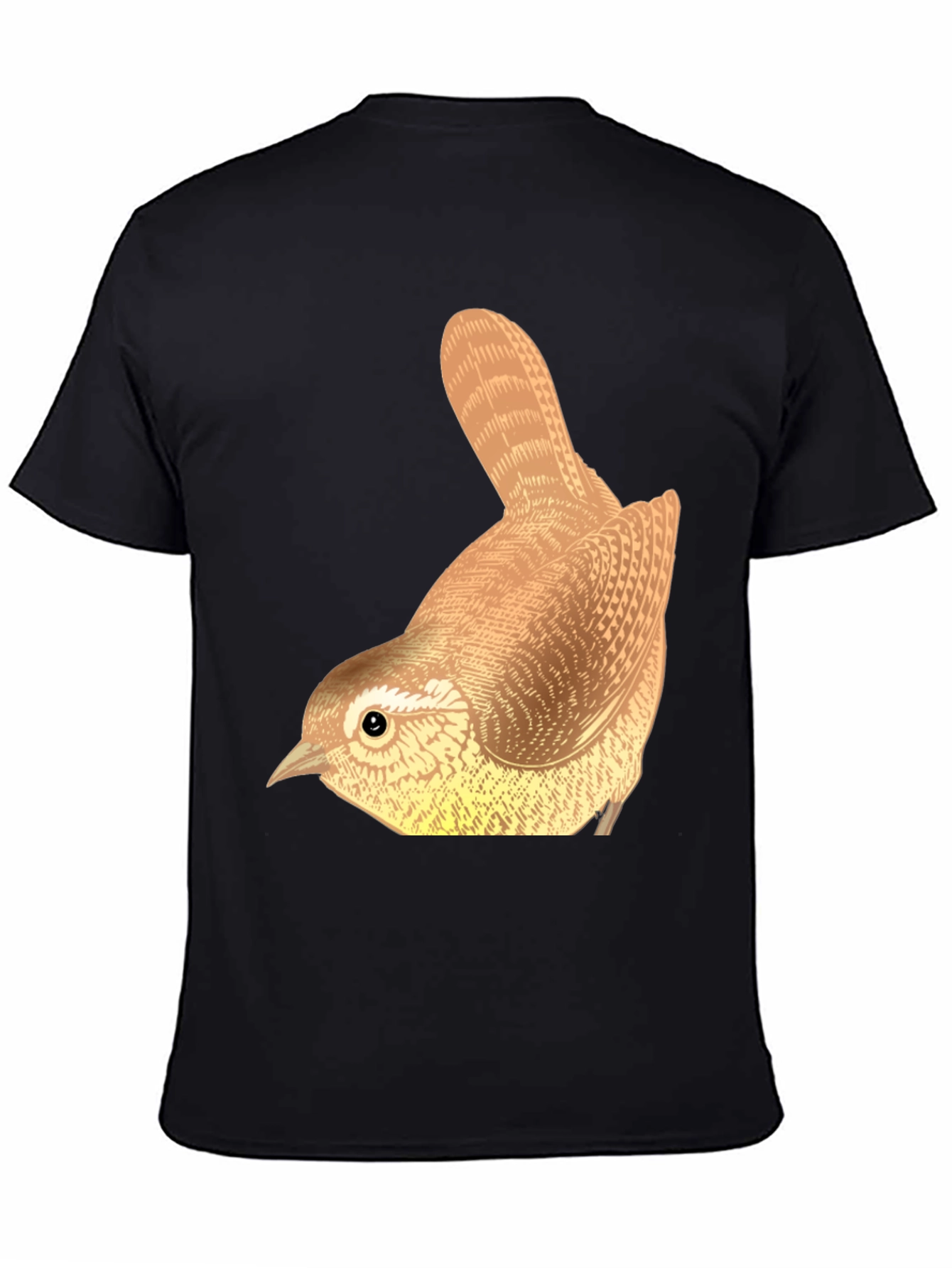Wren Bird Graphic Tee - Nature Lover T-Shirt