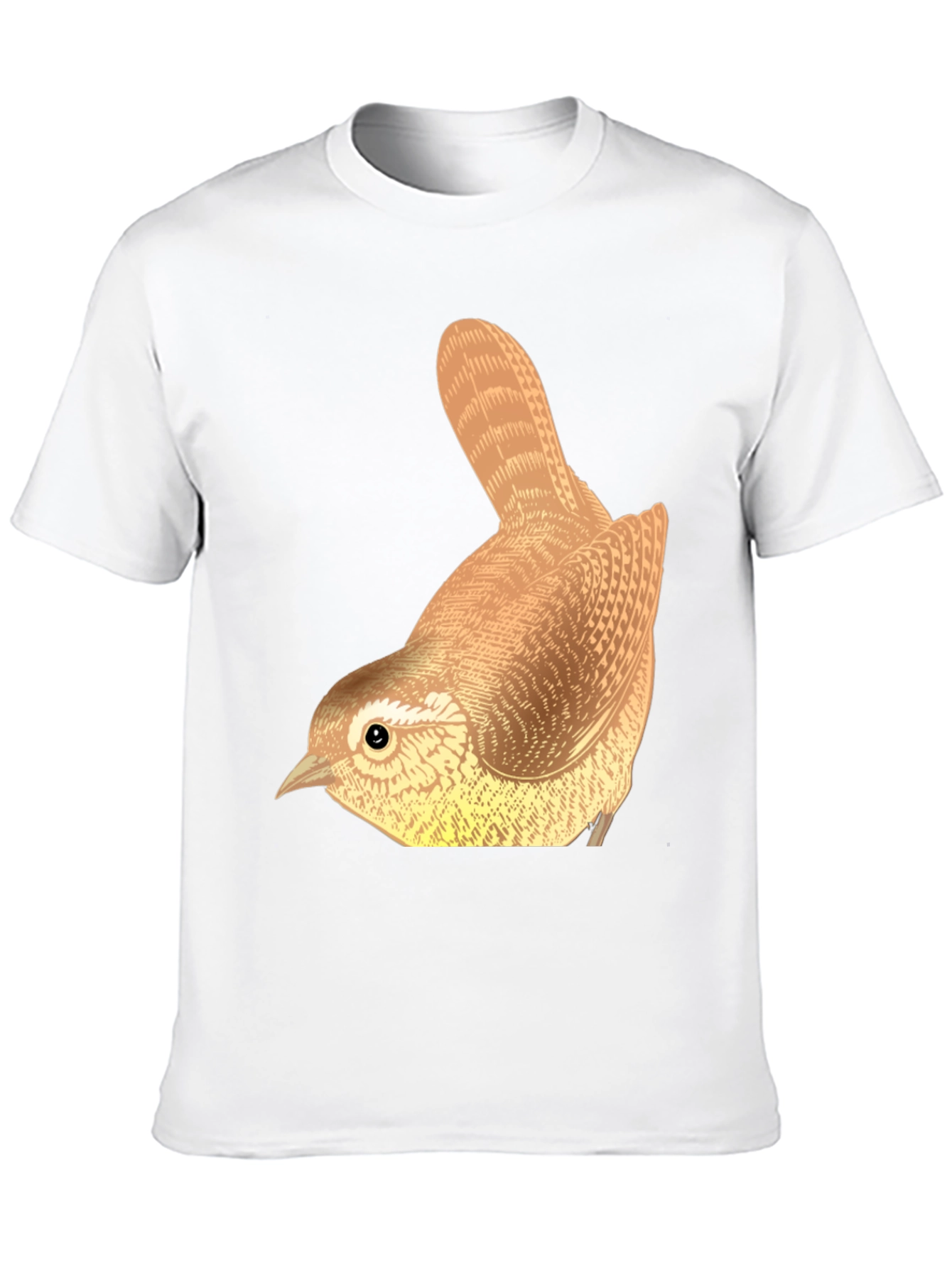 Wren Bird Graphic Tee - Nature Lover T-Shirt