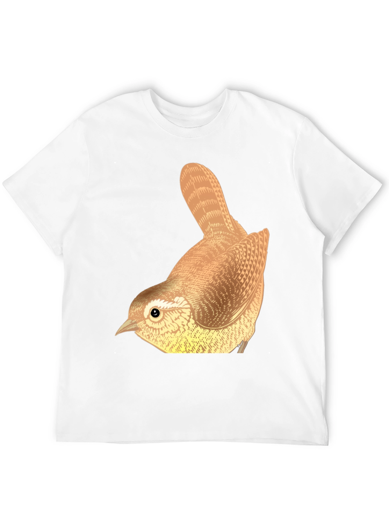 Wren Bird Graphic Tee - Nature Lover T-Shirt