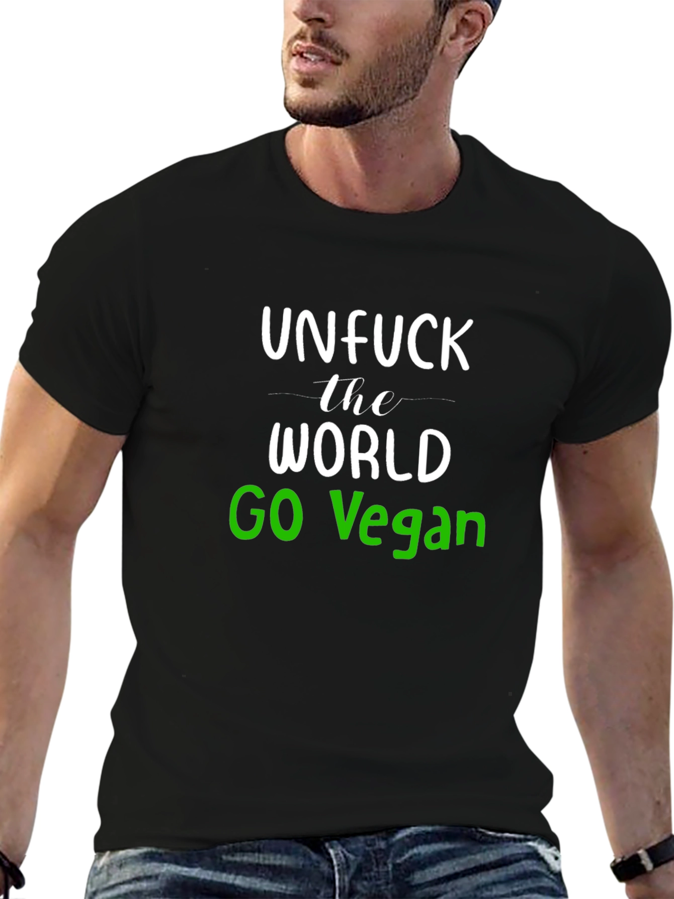 Unfuck the World Go Vegan T-Shirt