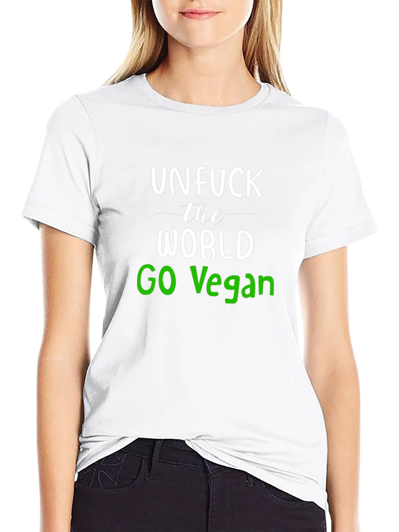 Unfuck the World Go Vegan T-Shirt