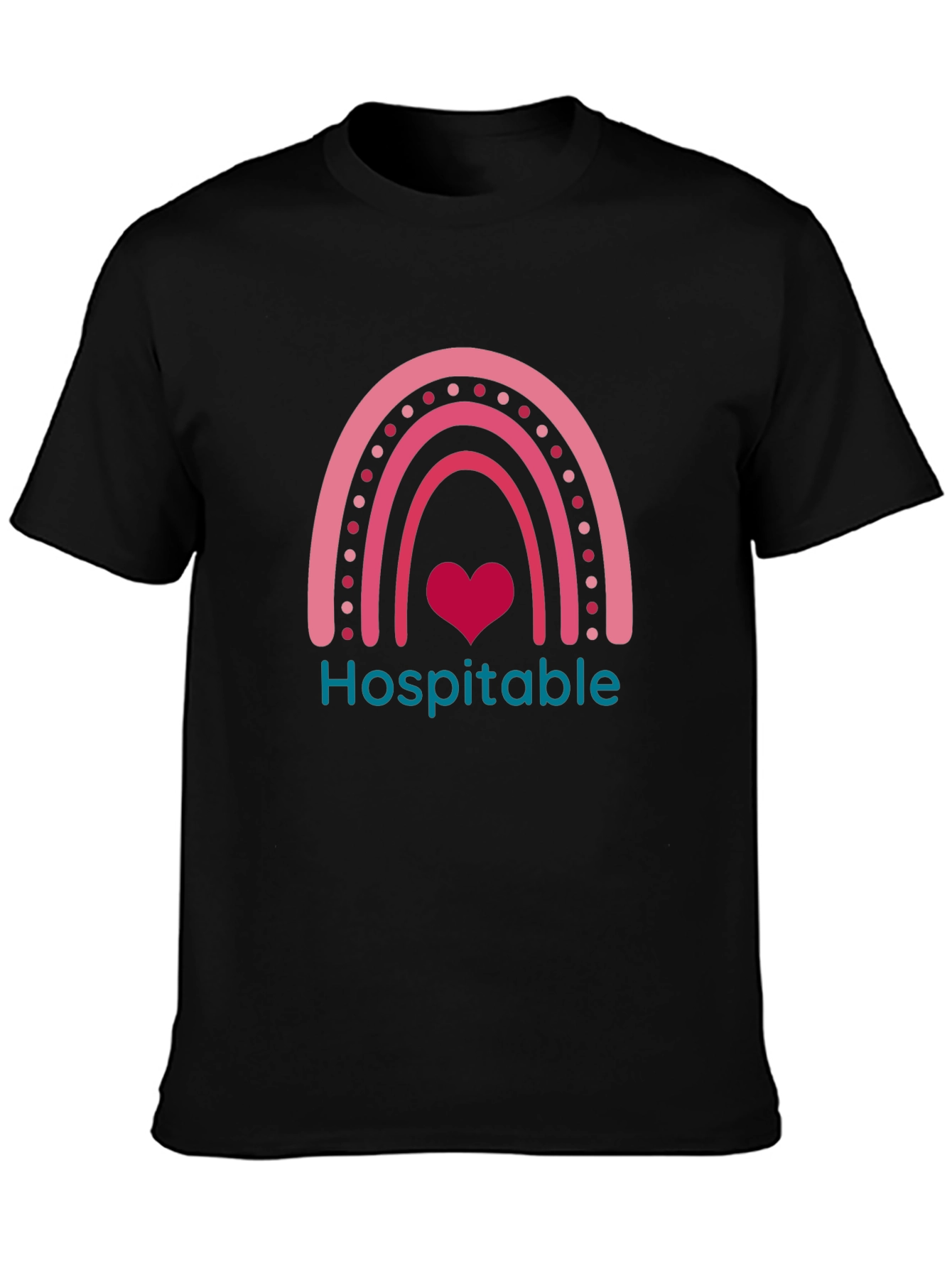 Hospitable Heart Rainbow Graphic Tee