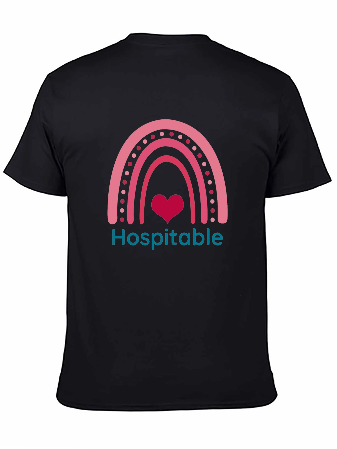 Hospitable Heart Rainbow Graphic Tee