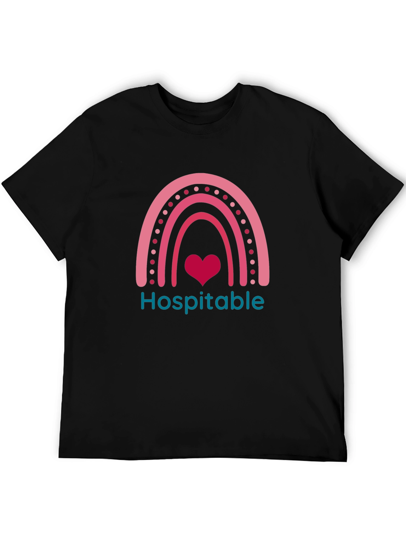 Hospitable Heart Rainbow Graphic Tee