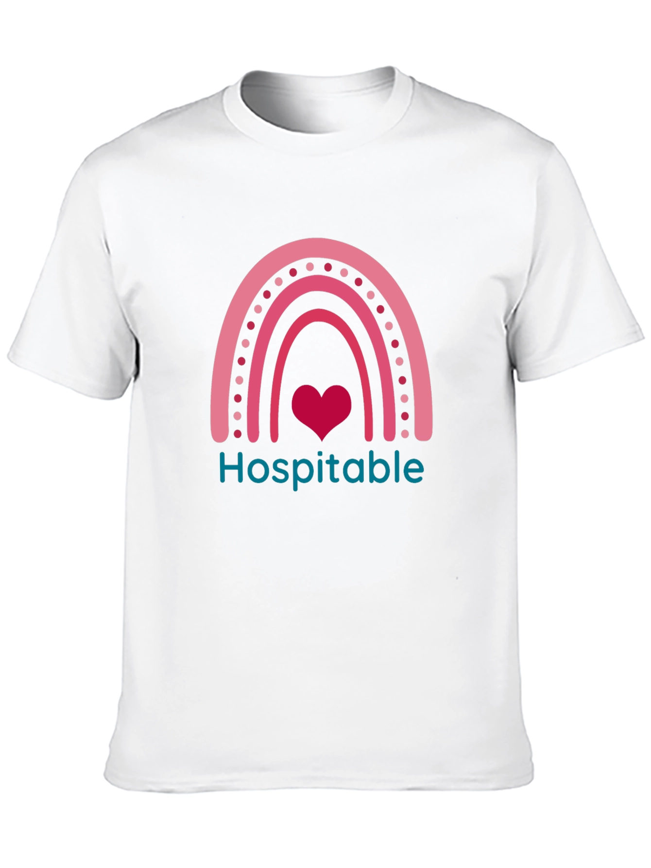 Hospitable Heart Rainbow Graphic Tee