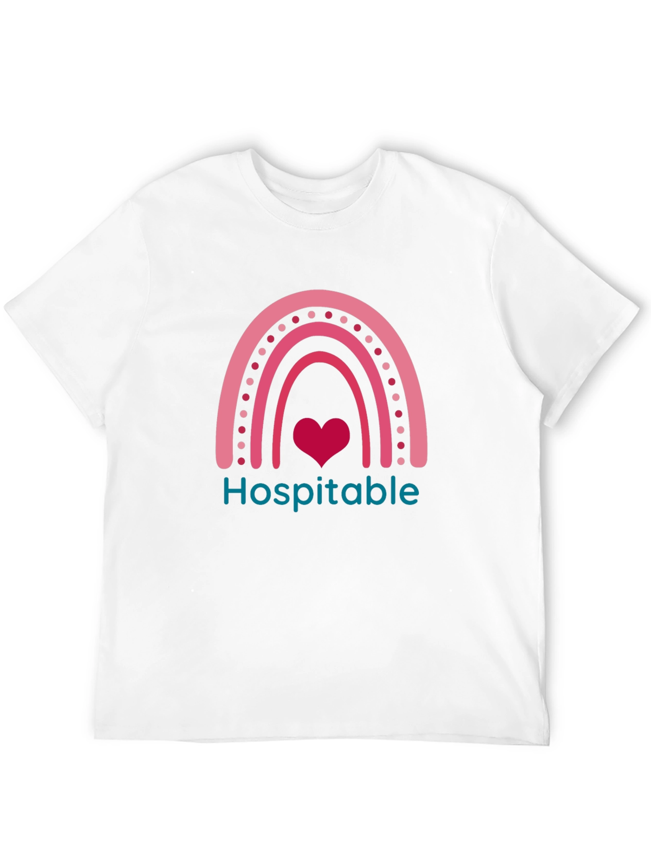 Hospitable Heart Rainbow Graphic Tee