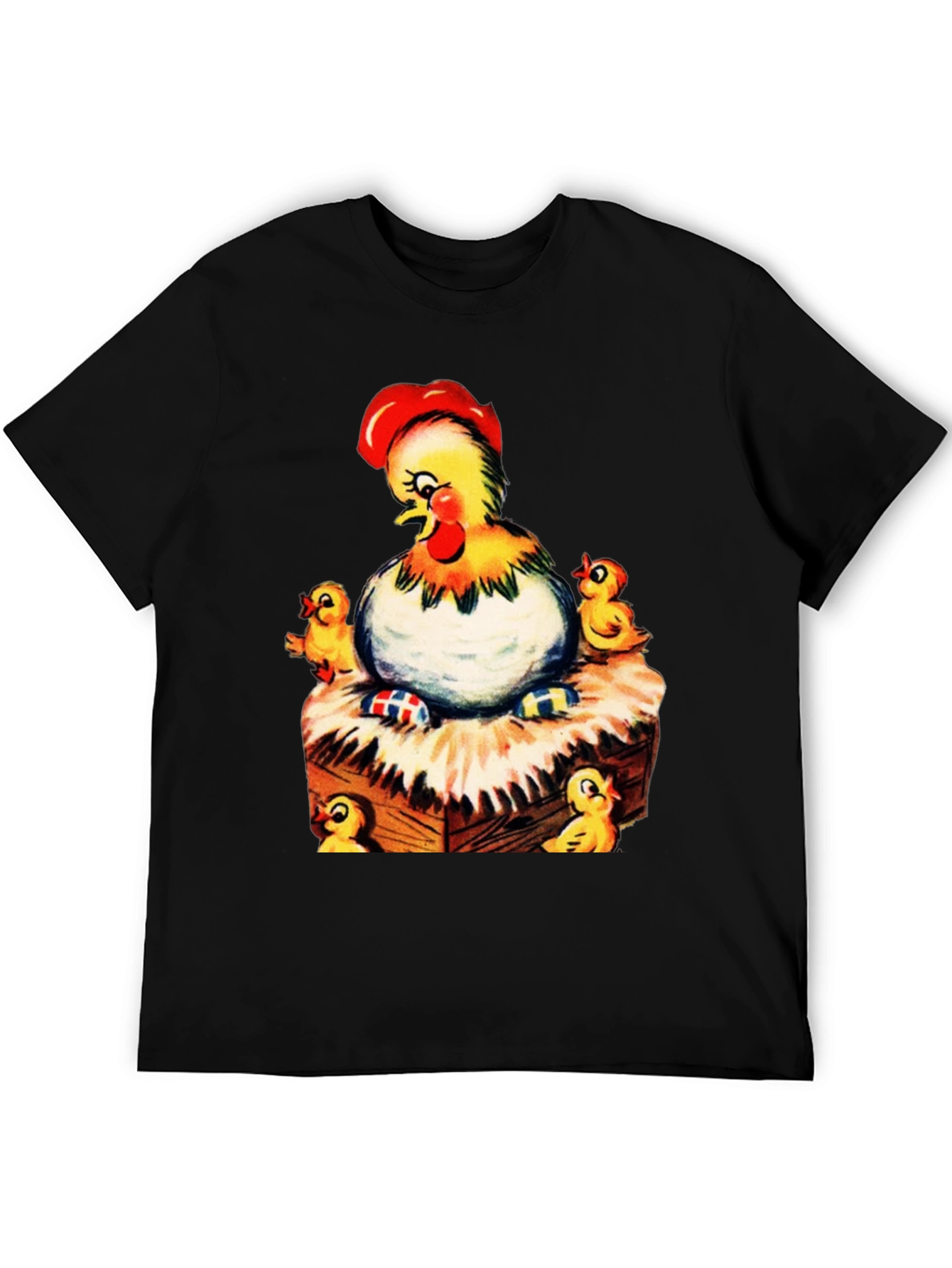 Chicken and Chicks Graphic T-Shirt
