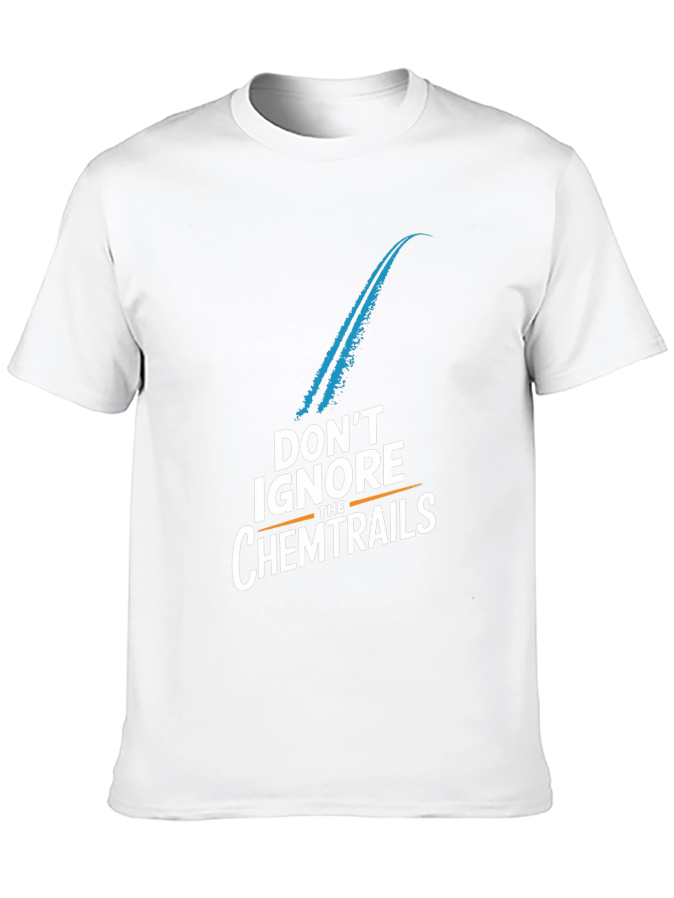 Dont Ignore The Chemtrails Black Graphic Tee