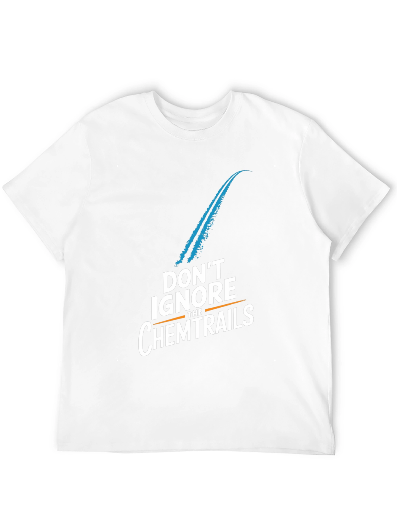 Dont Ignore The Chemtrails Black Graphic Tee