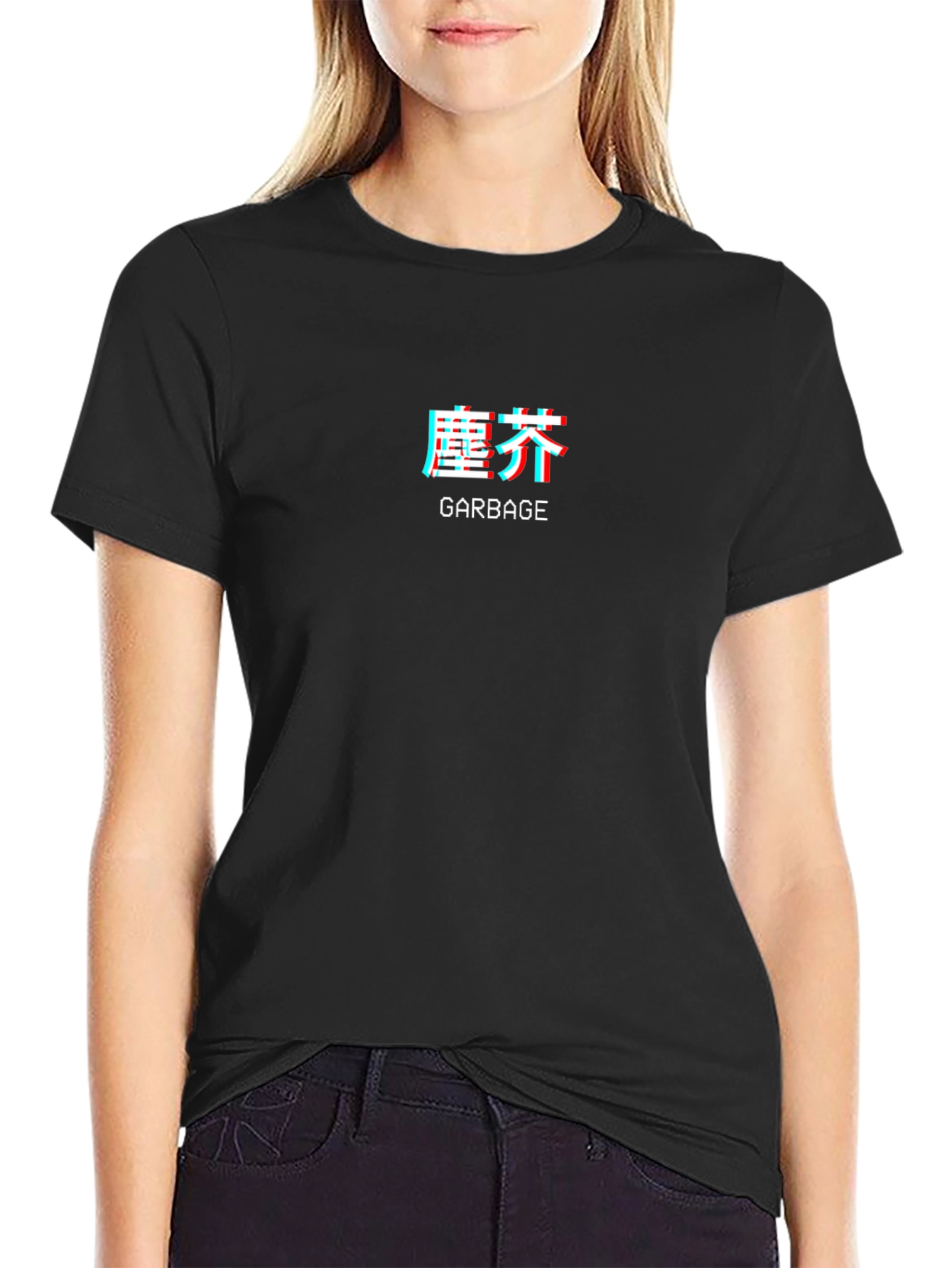 Garbage Kanji Graphic Tee - Trendy Streetwear