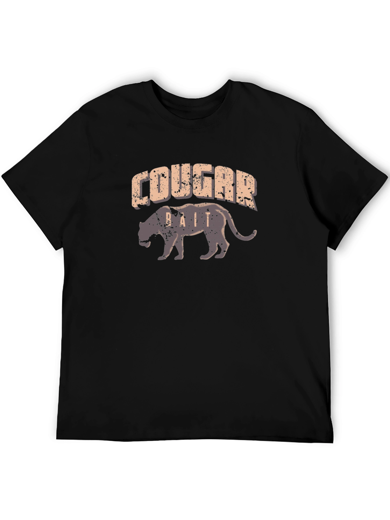 Cougar Bait T-Shirt Black Graphic Tee