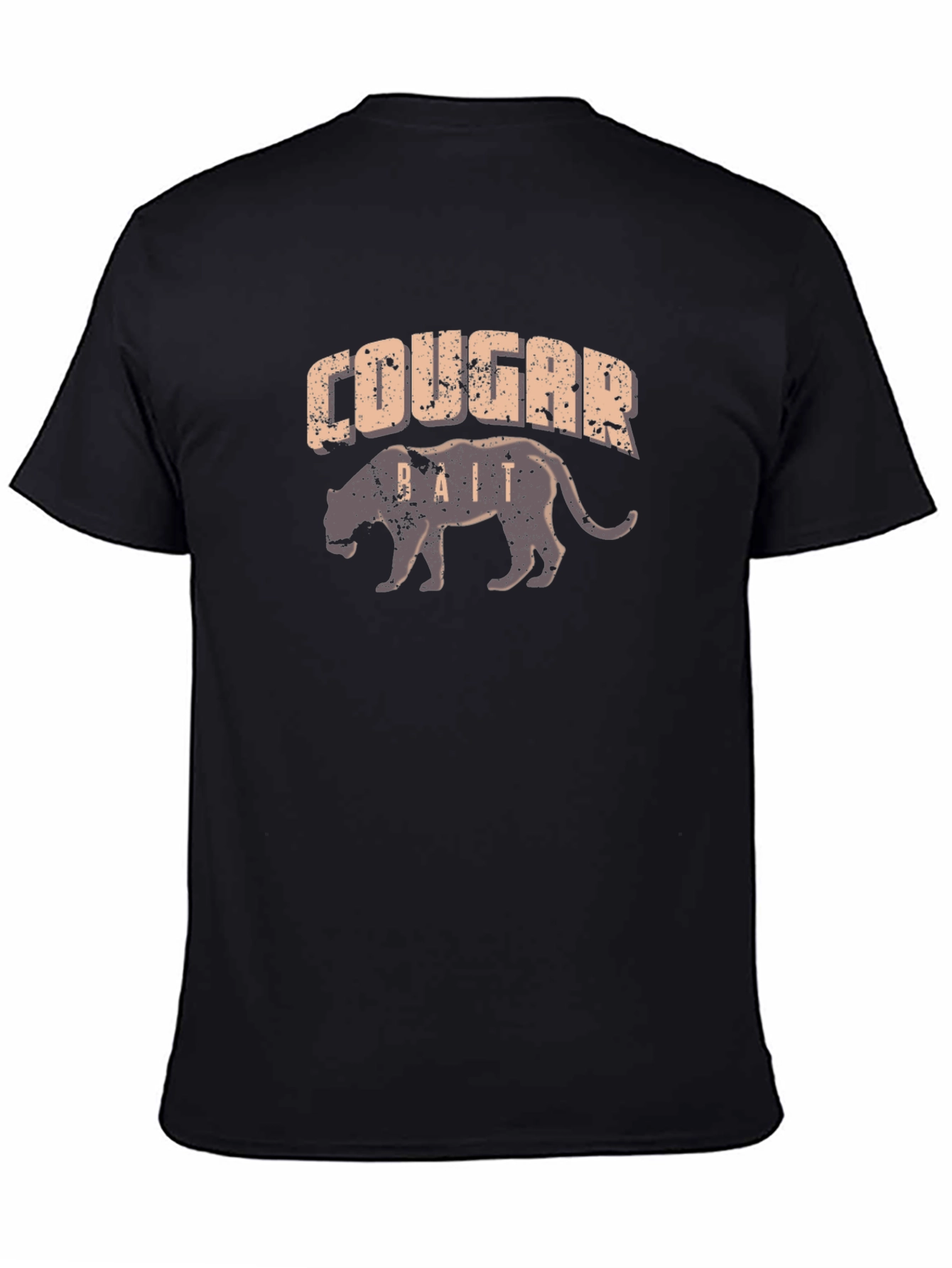 Cougar Bait T-Shirt Black Graphic Tee