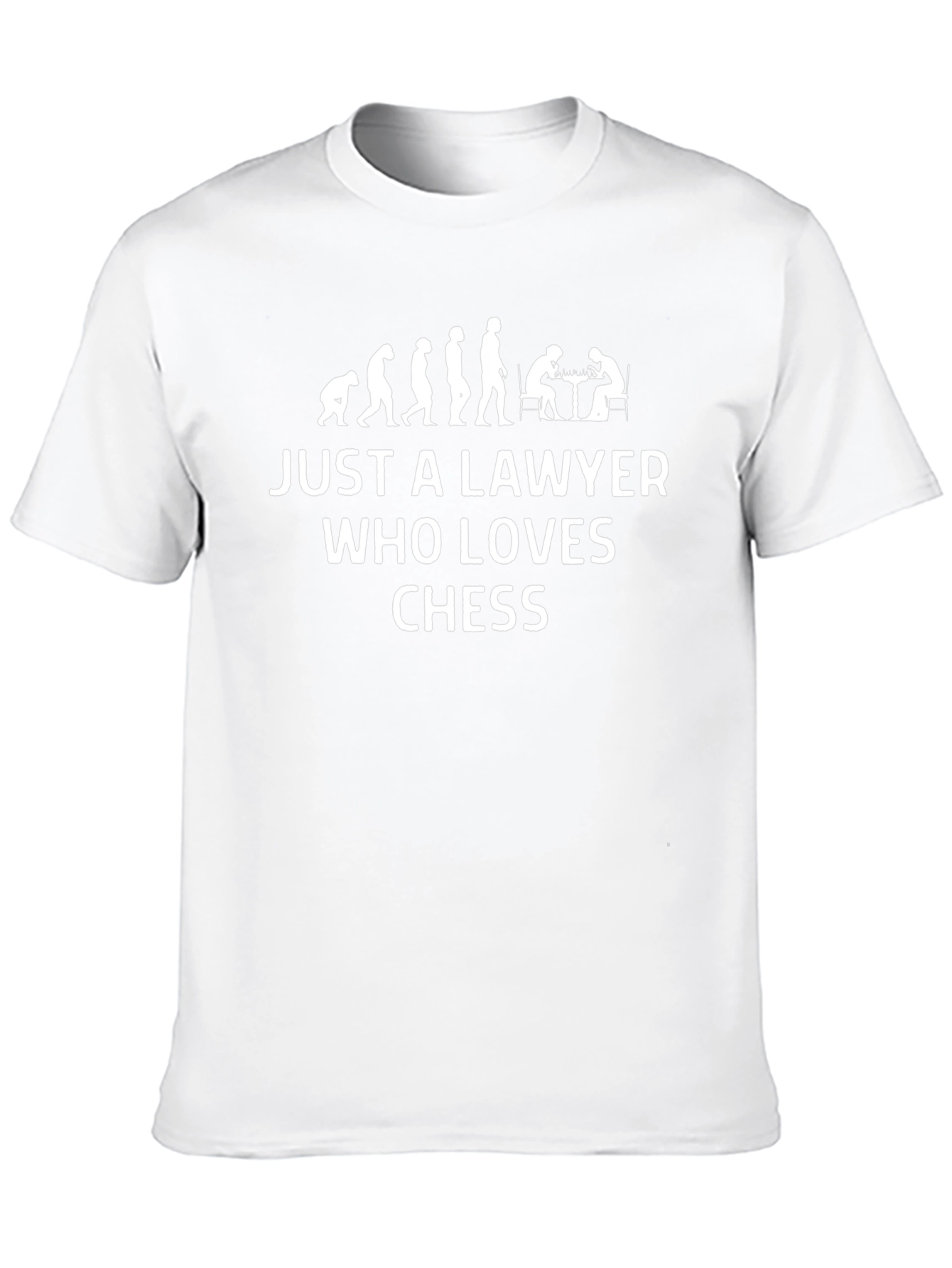 Lawyer Chess Lover T-Shirt - Evolution Design